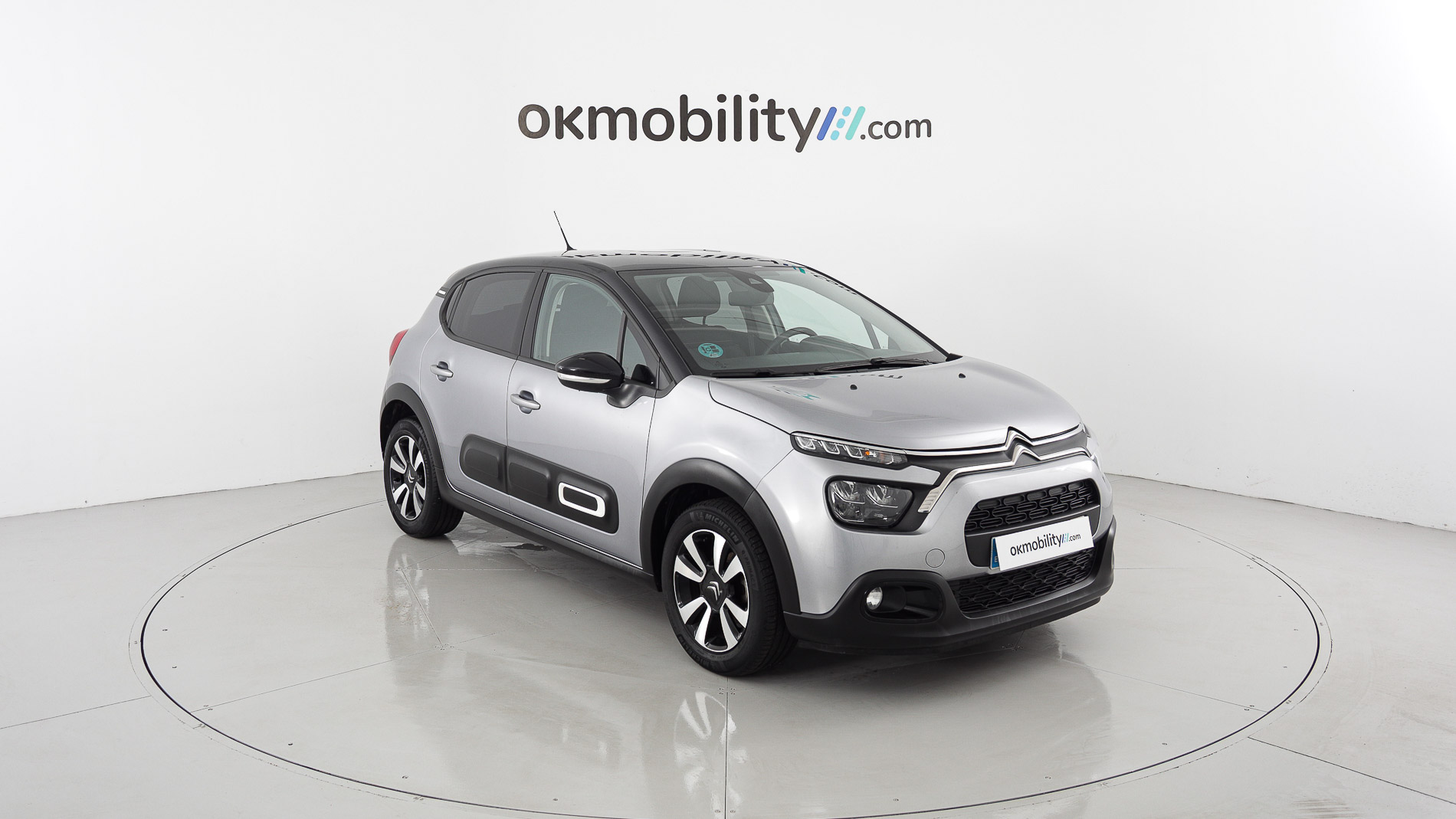 citroen c3 origin max 1.2 PURETECH 83 2024 gris acero / negro 3