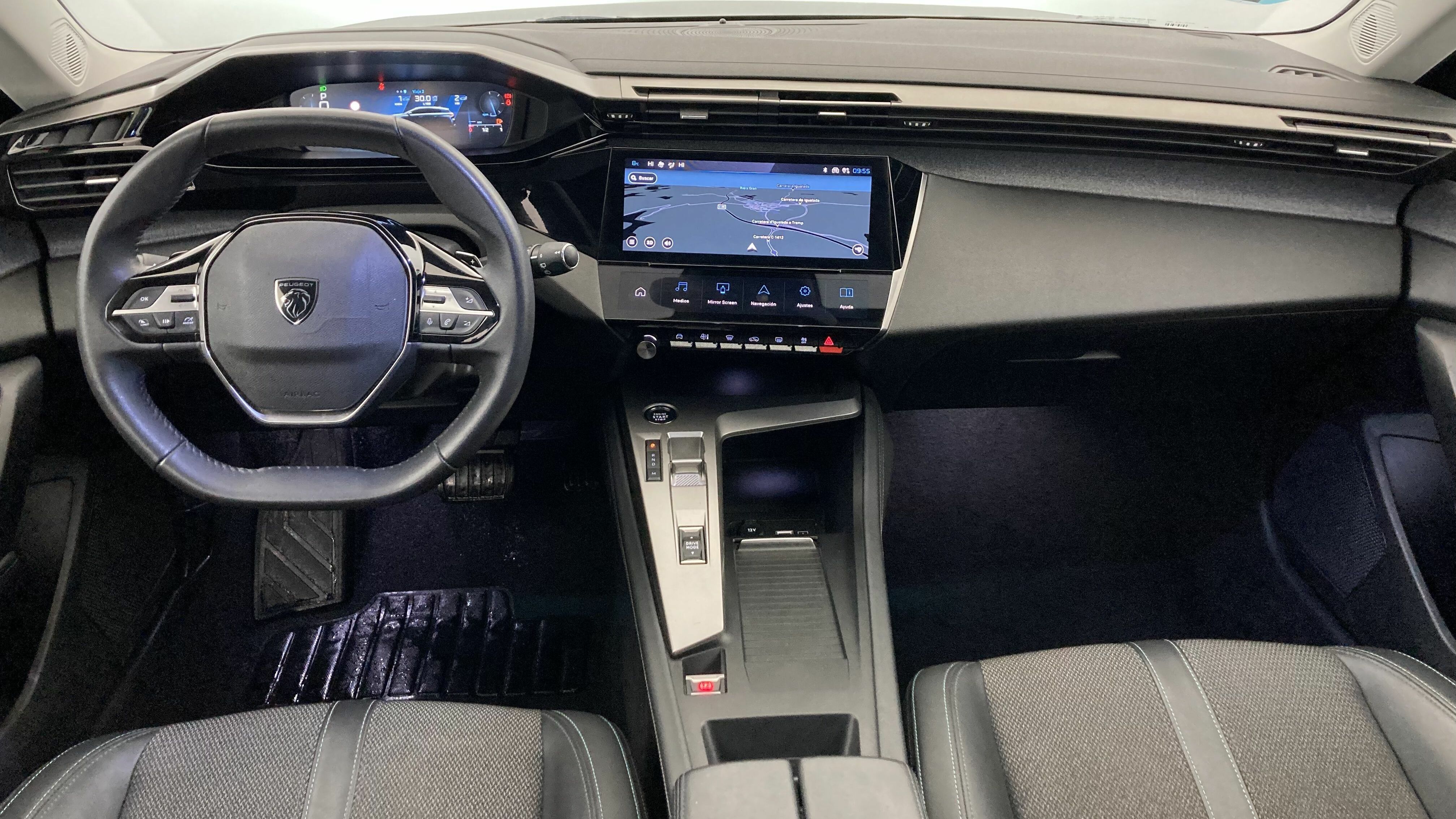 peugeot 308 allure 1.2 PURETECH 130 EAT 2023 gris artense 13