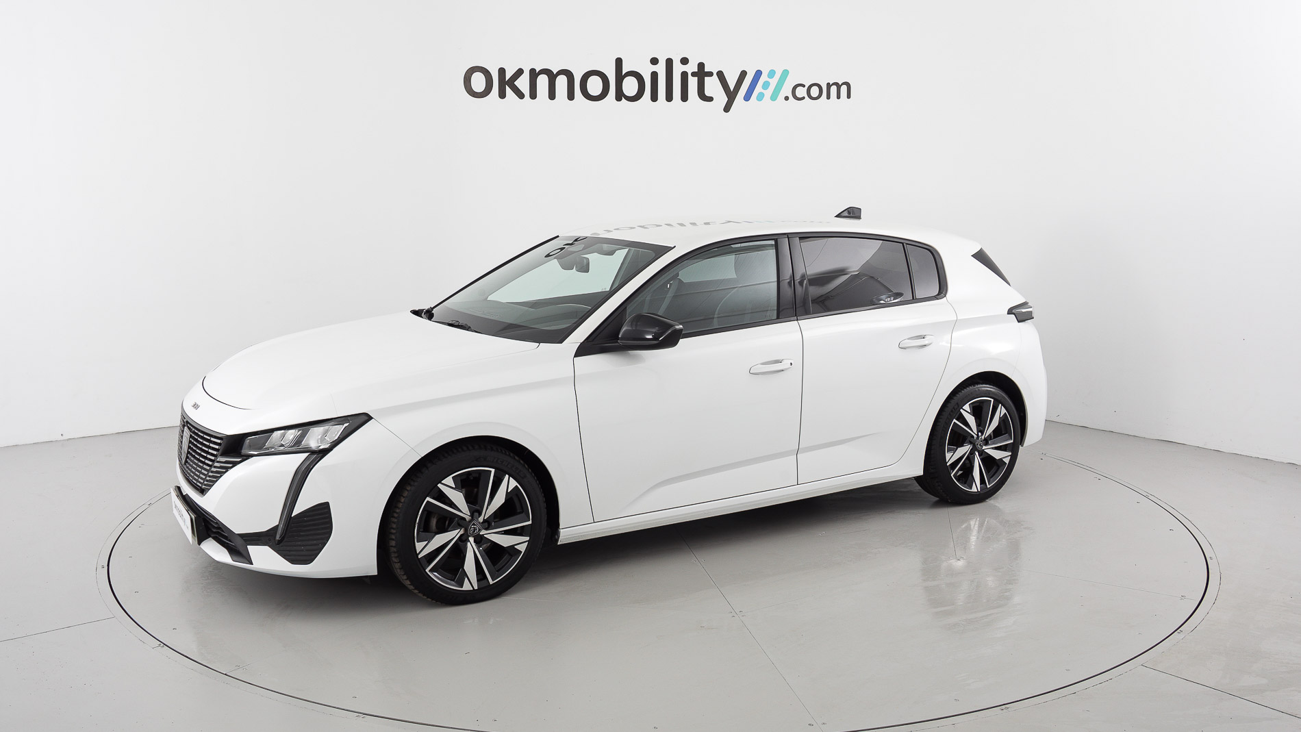 peugeot 308 allure 1.2 PURETECH 130 EAT 2023 blanco nacarado 5