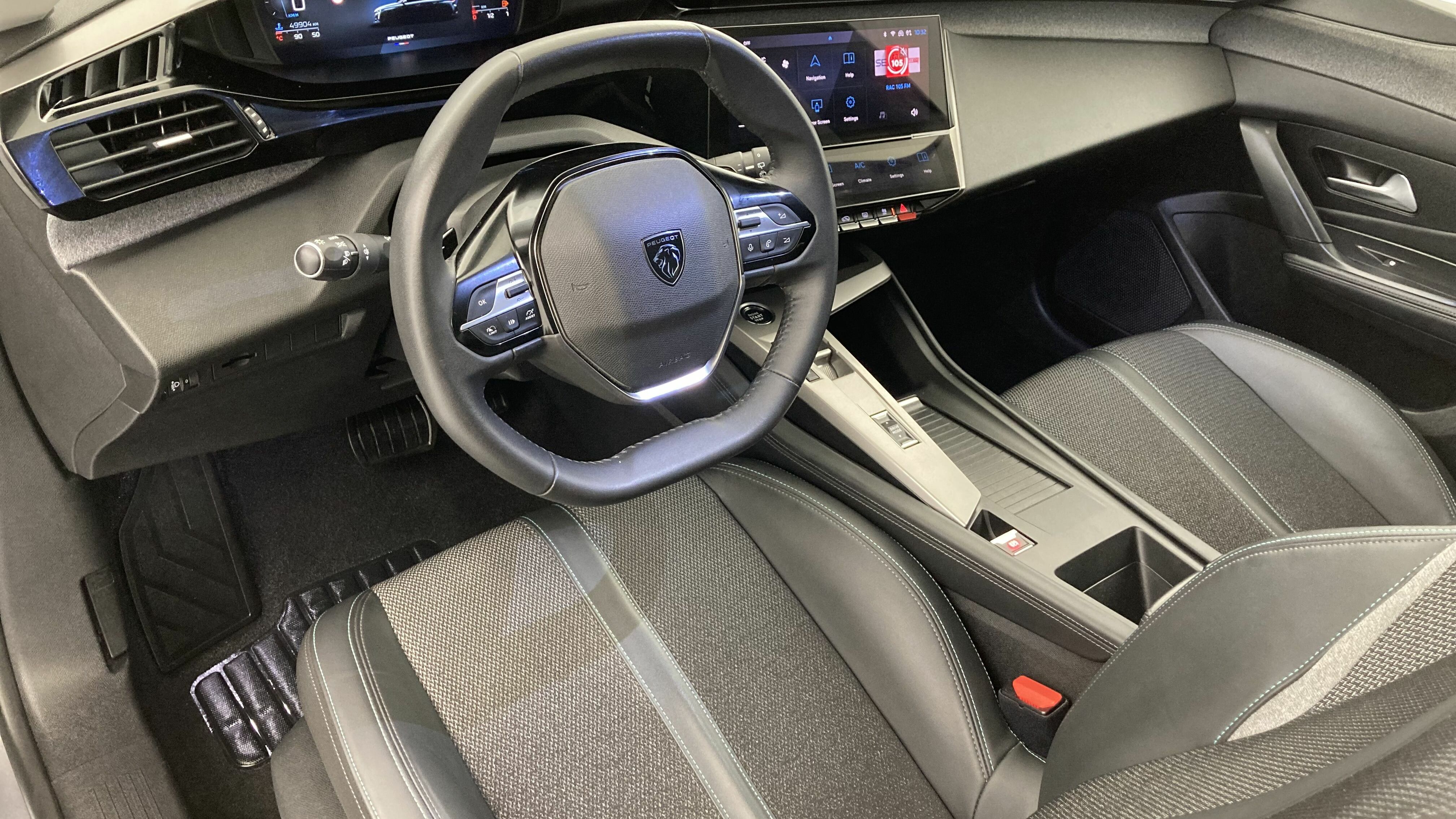 peugeot 308 allure 1.2 PURETECH 130 EAT 2023 gris artense 12