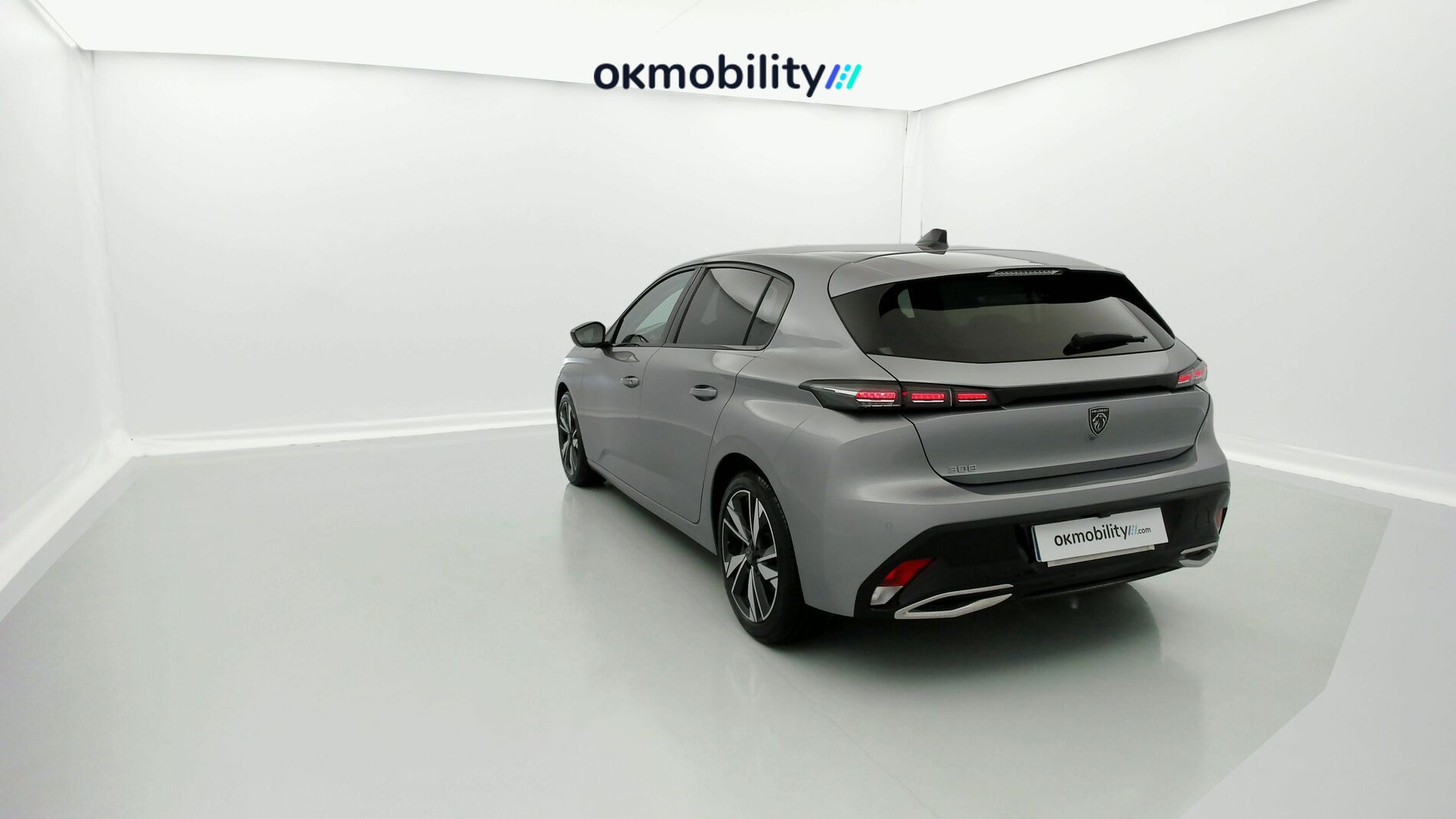 peugeot 308 allure 1.2 PURETECH 130 EAT 2023 gris artense 5