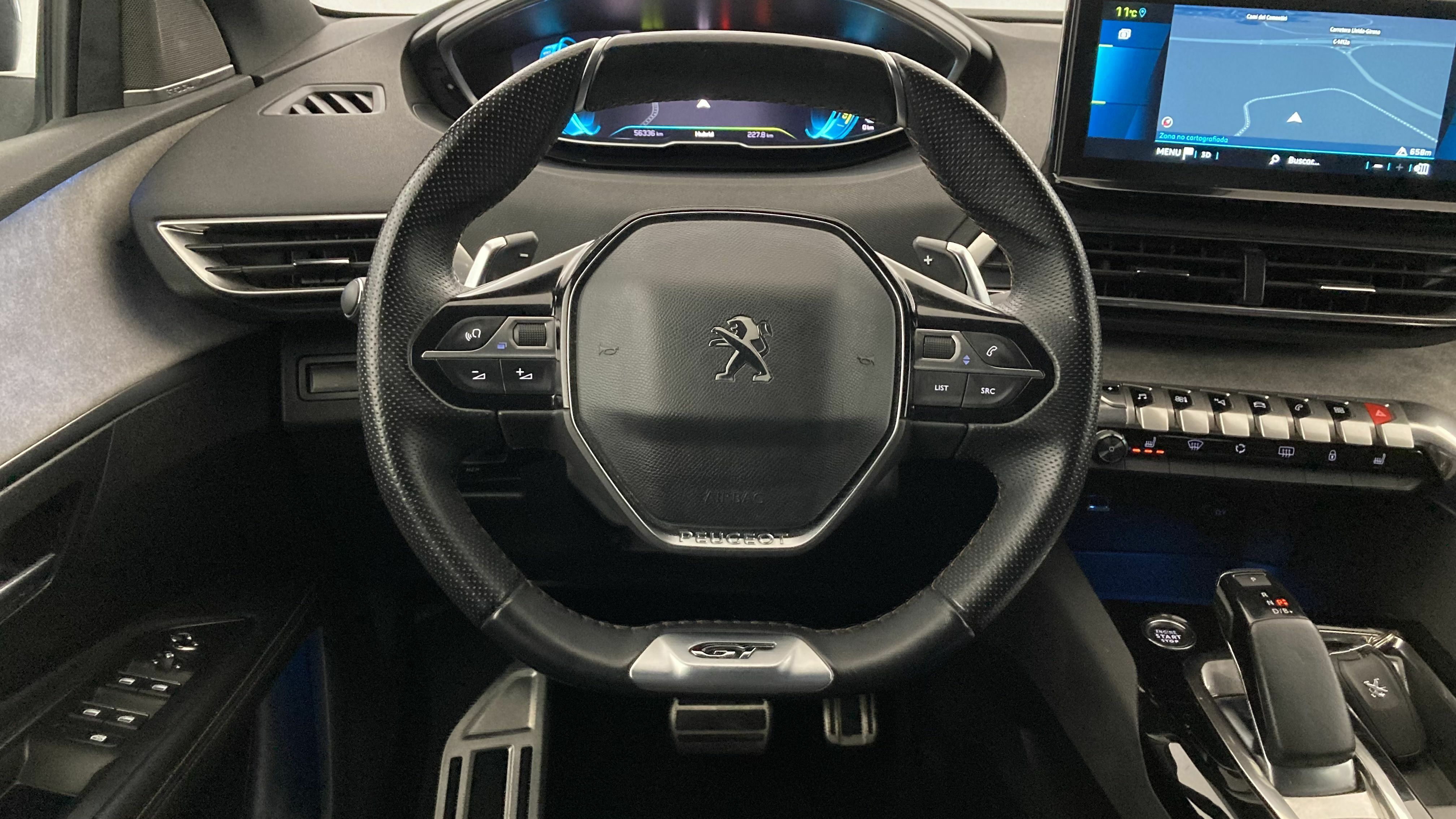 peugeot 3008 gt pack 1.6 HYBRID 300 EAT PHEV 2022 gris artense / negro 16