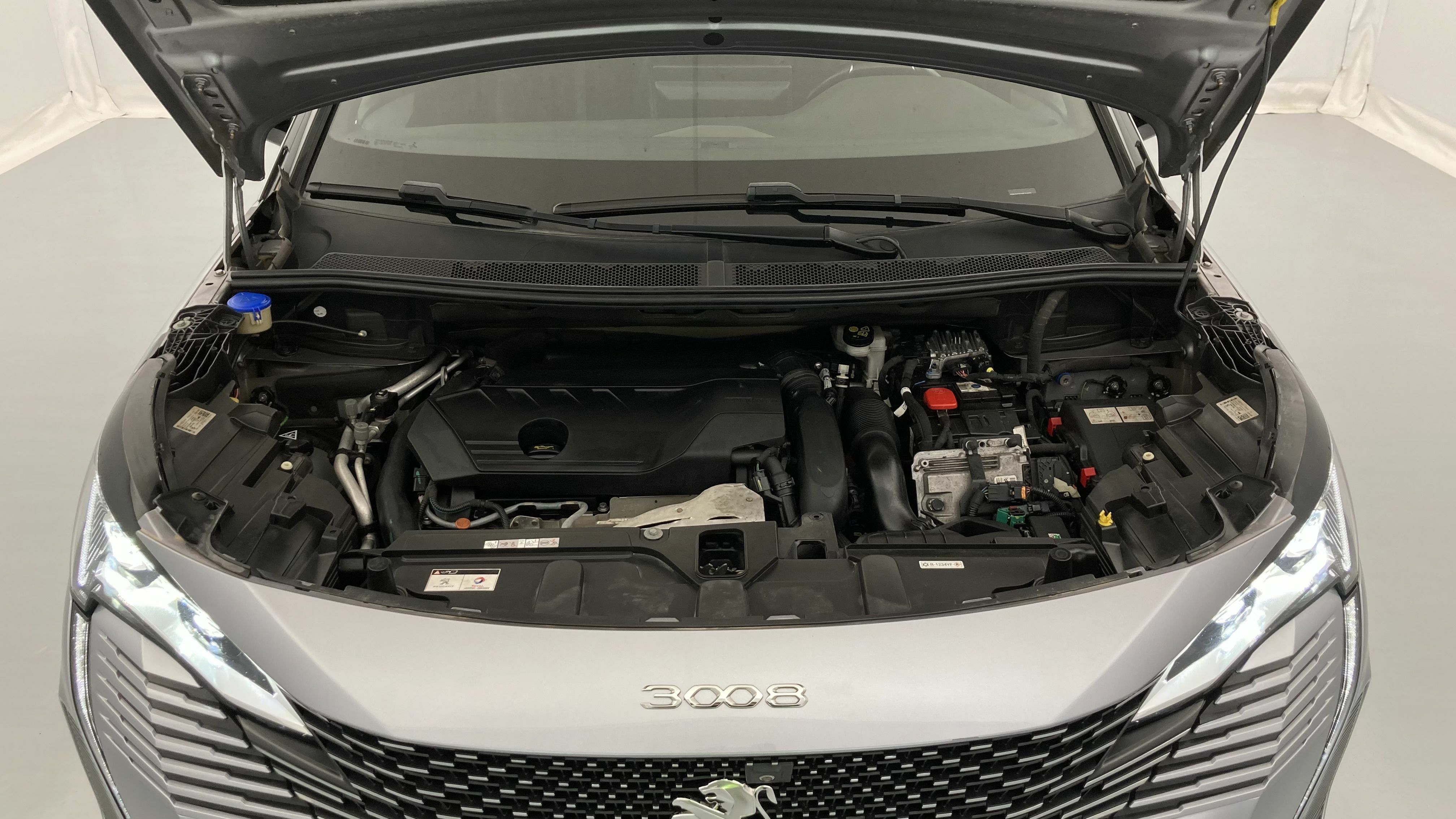 peugeot 3008 gt pack 1.6 HYBRID 300 EAT PHEV 2022 gris artense / negro 23