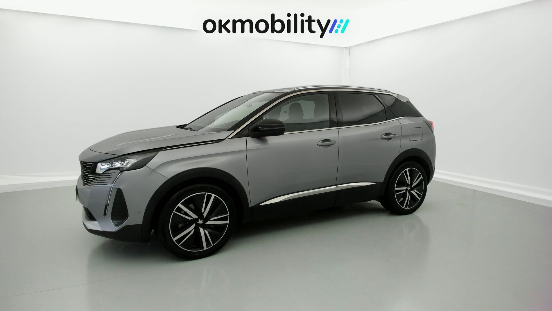 peugeot 3008 gt pack 1.6 HYBRID 300 EAT PHEV 2022 gris artense / negro 4