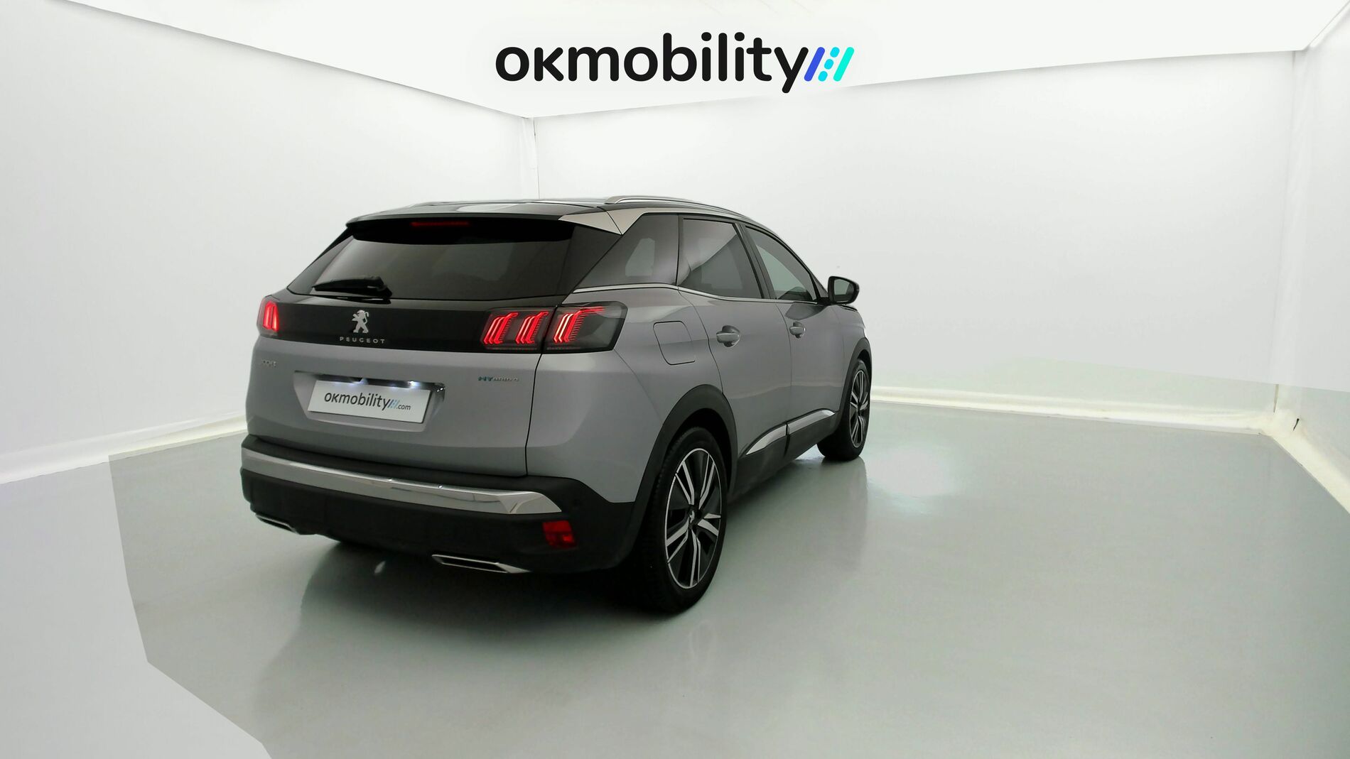 peugeot 3008 gt pack 1.6 HYBRID 300 EAT PHEV 2022 gris artense / negro 10