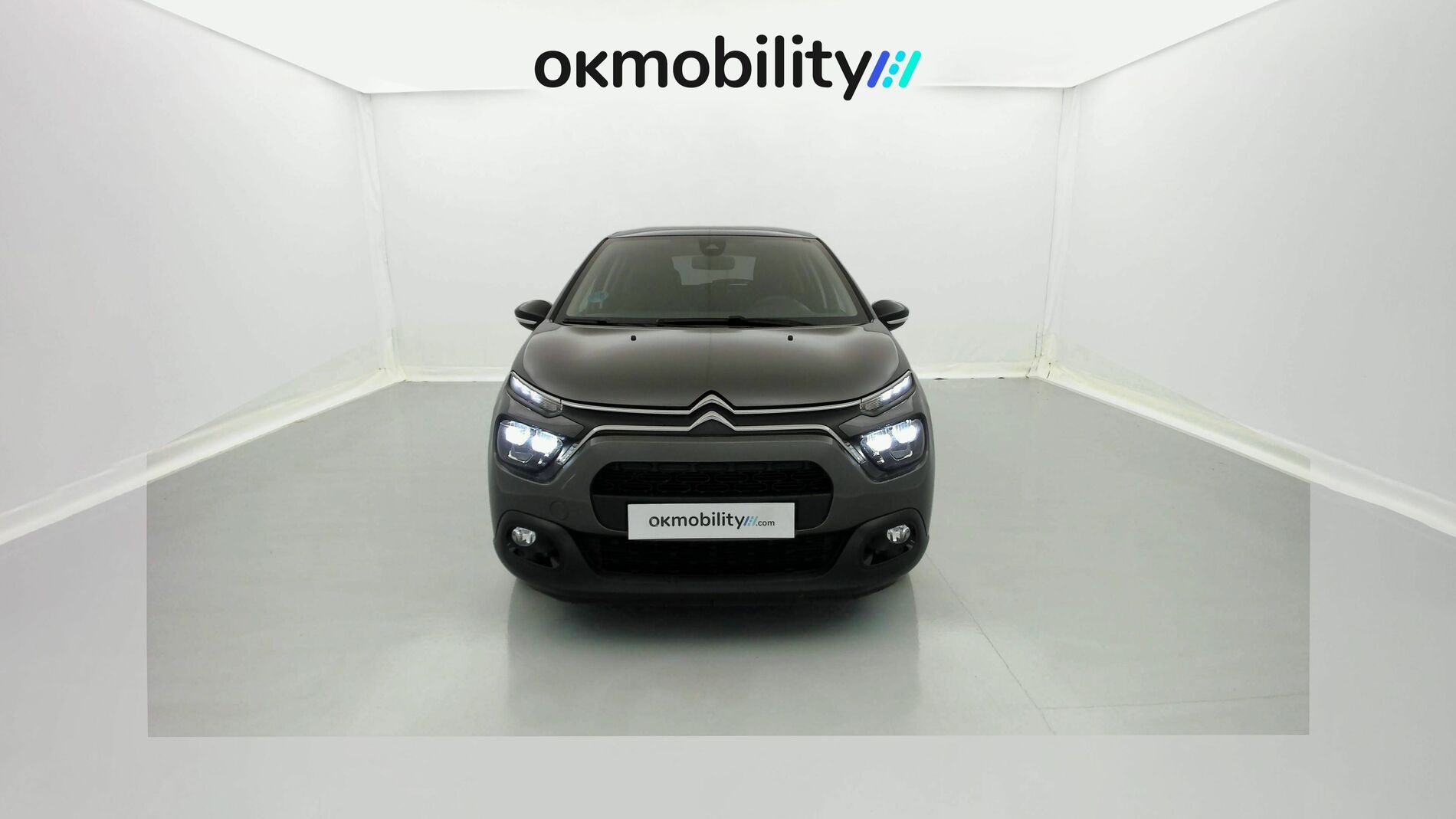 citroen c3 origin max 1.2 PURETECH 83 2024 gris platino / negro 3