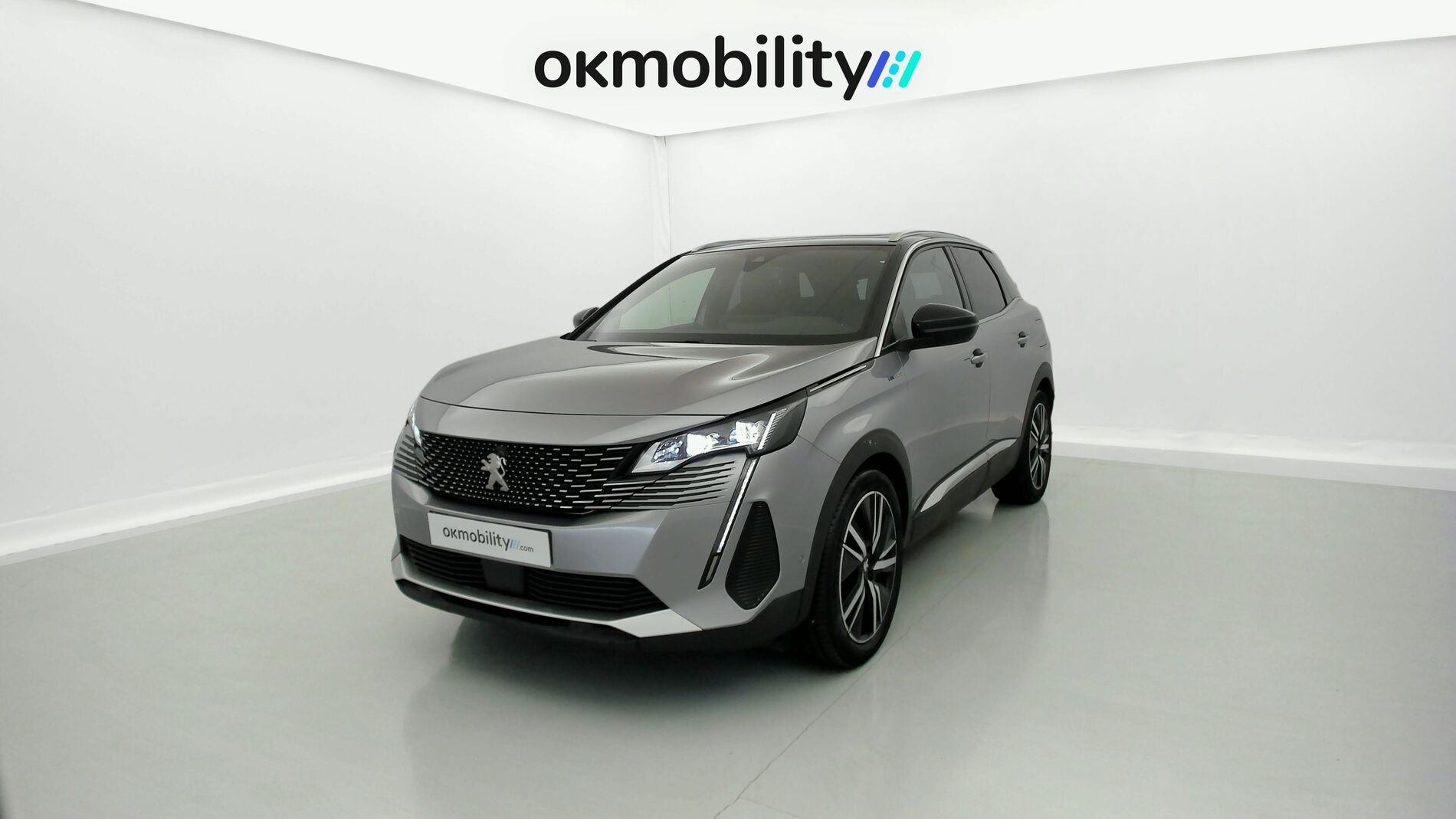 peugeot 3008 gt pack 1.6 HYBRID 300 EAT PHEV 2022 gris artense / negro 1