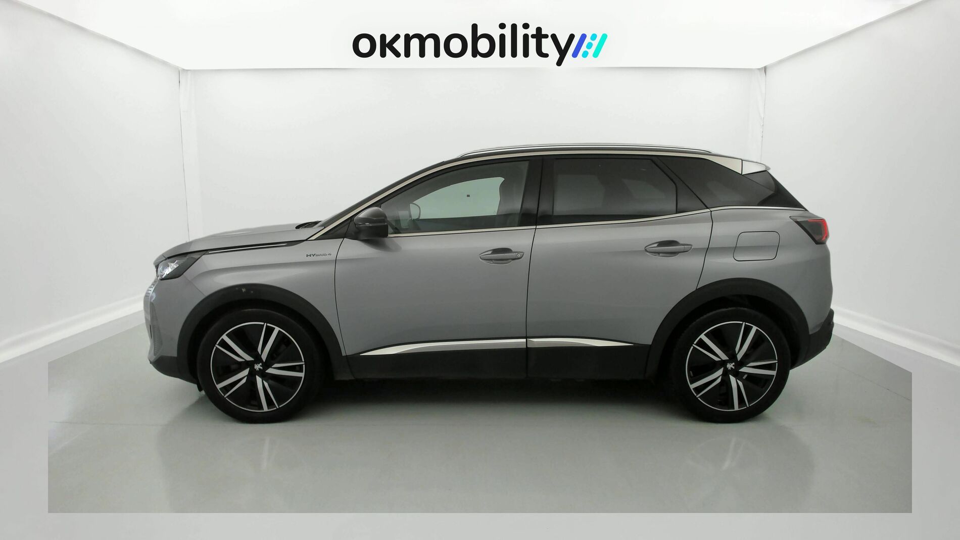 peugeot 3008 gt pack 1.6 HYBRID 300 EAT PHEV 2022 gris artense / negro 5