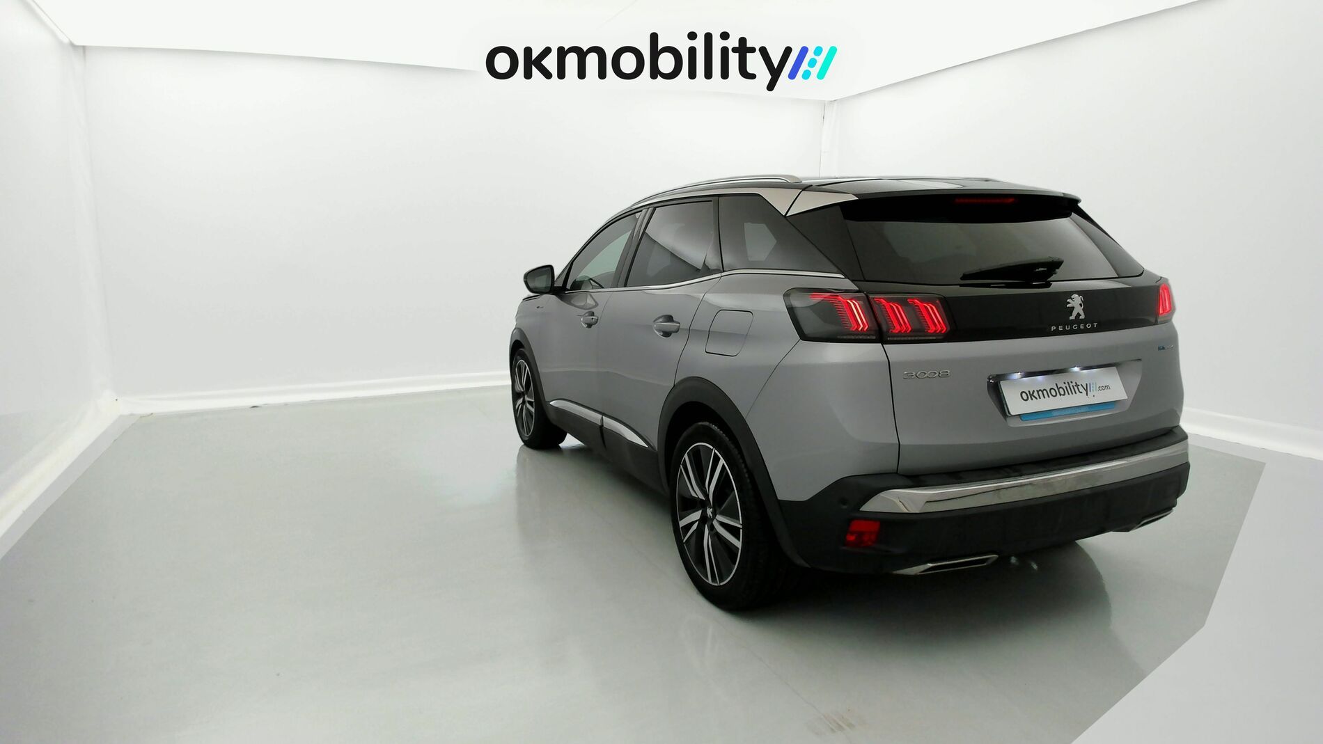 peugeot 3008 gt pack 1.6 HYBRID 300 EAT PHEV 2022 gris artense / negro 8