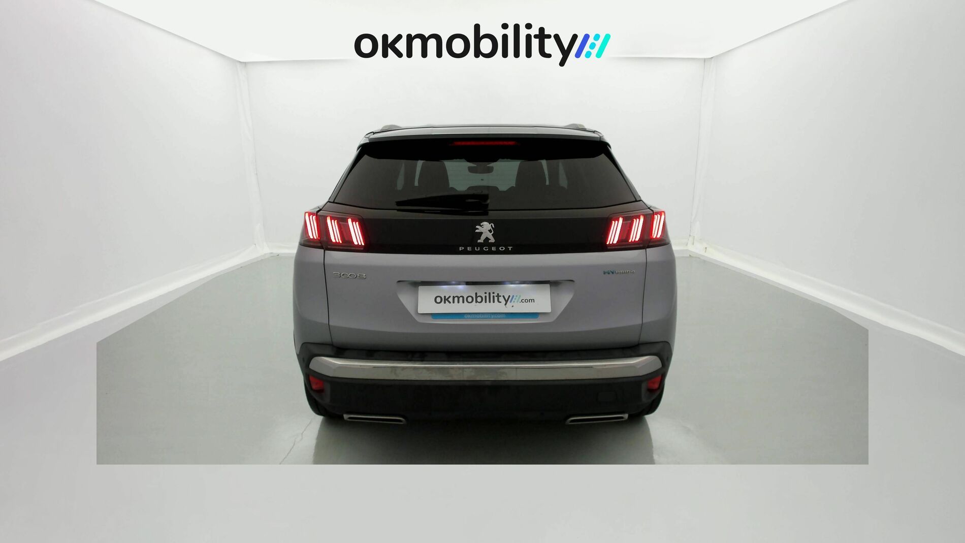 peugeot 3008 gt pack 1.6 HYBRID 300 EAT PHEV 2022 gris artense / negro 9