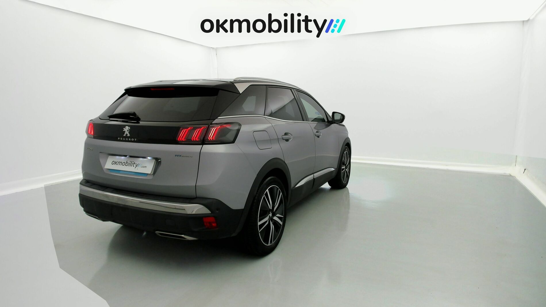 peugeot 3008 gt pack 1.6 HYBRID 300 EAT PHEV 2022 gris artense / negro 10