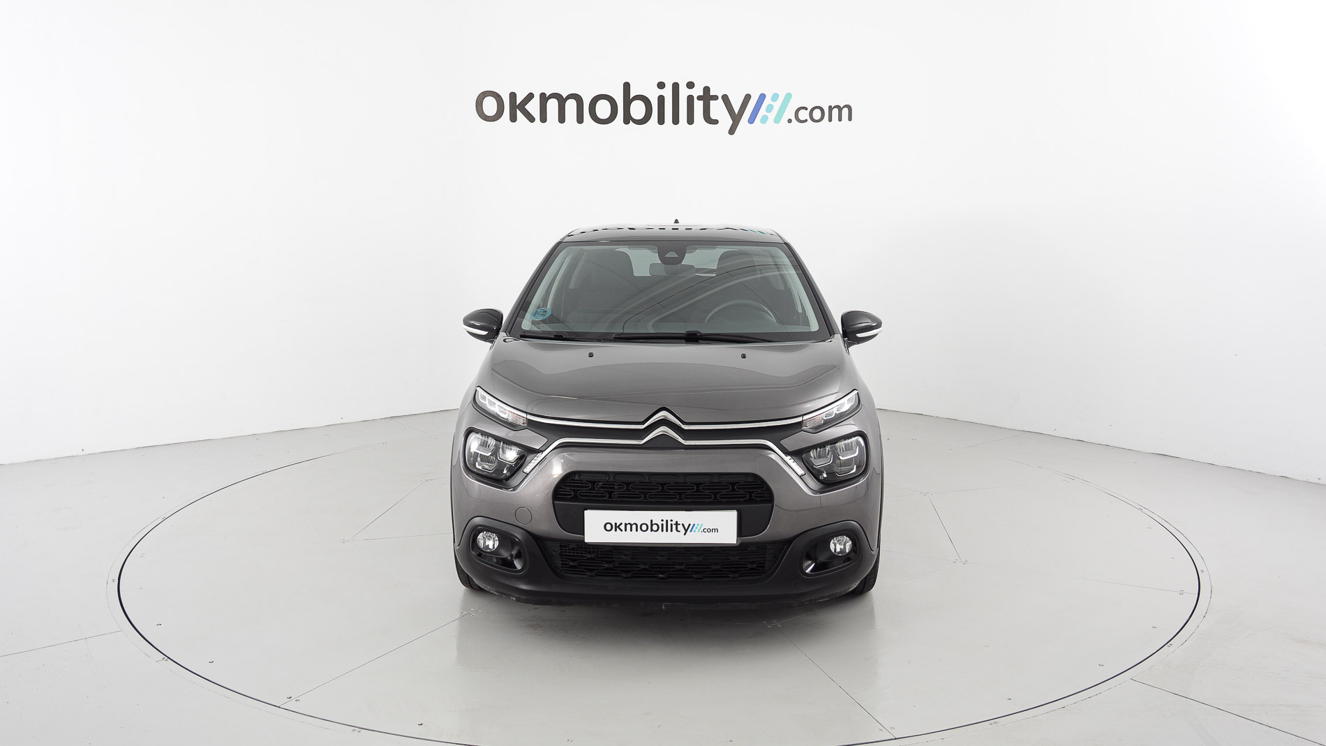 citroen c3 origin max 1.2 PURETECH 83 2024 gris platino / negro 4