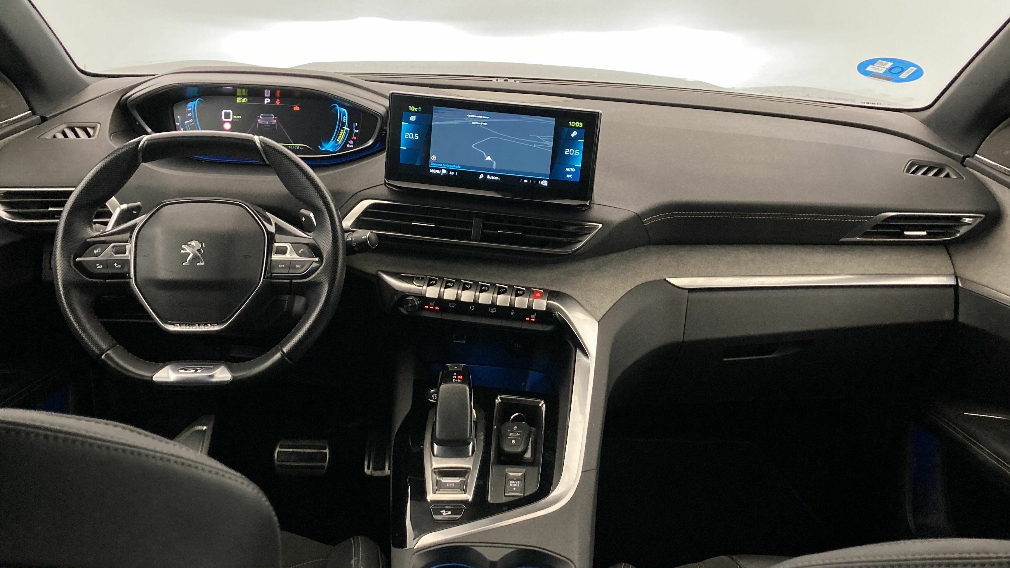 peugeot 3008 gt pack 1.6 HYBRID 300 EAT PHEV 2022 gris artense / negro 15