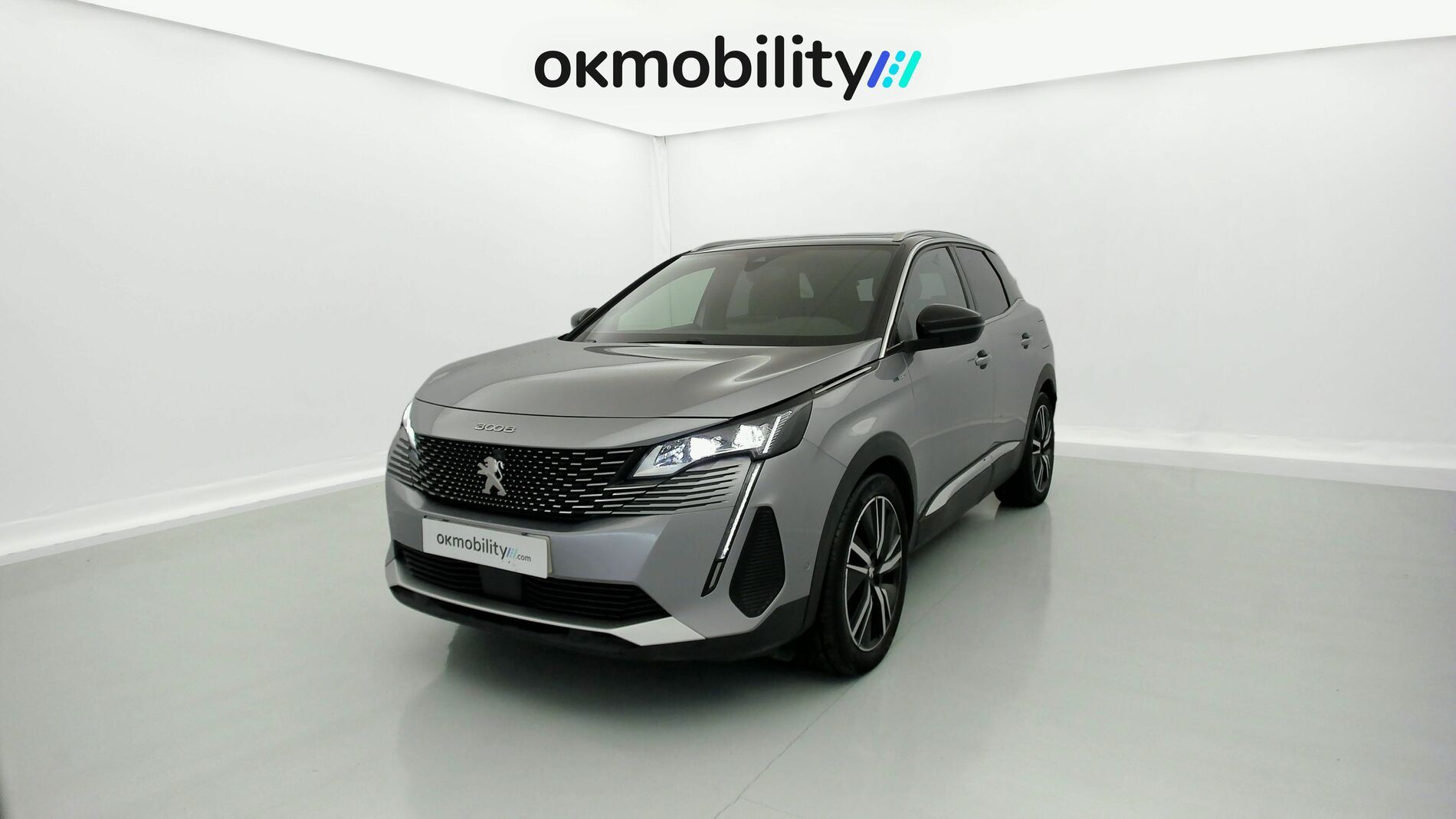 peugeot 3008 gt pack 1.6 HYBRID 300 EAT PHEV 2022 gris artense / negro 1