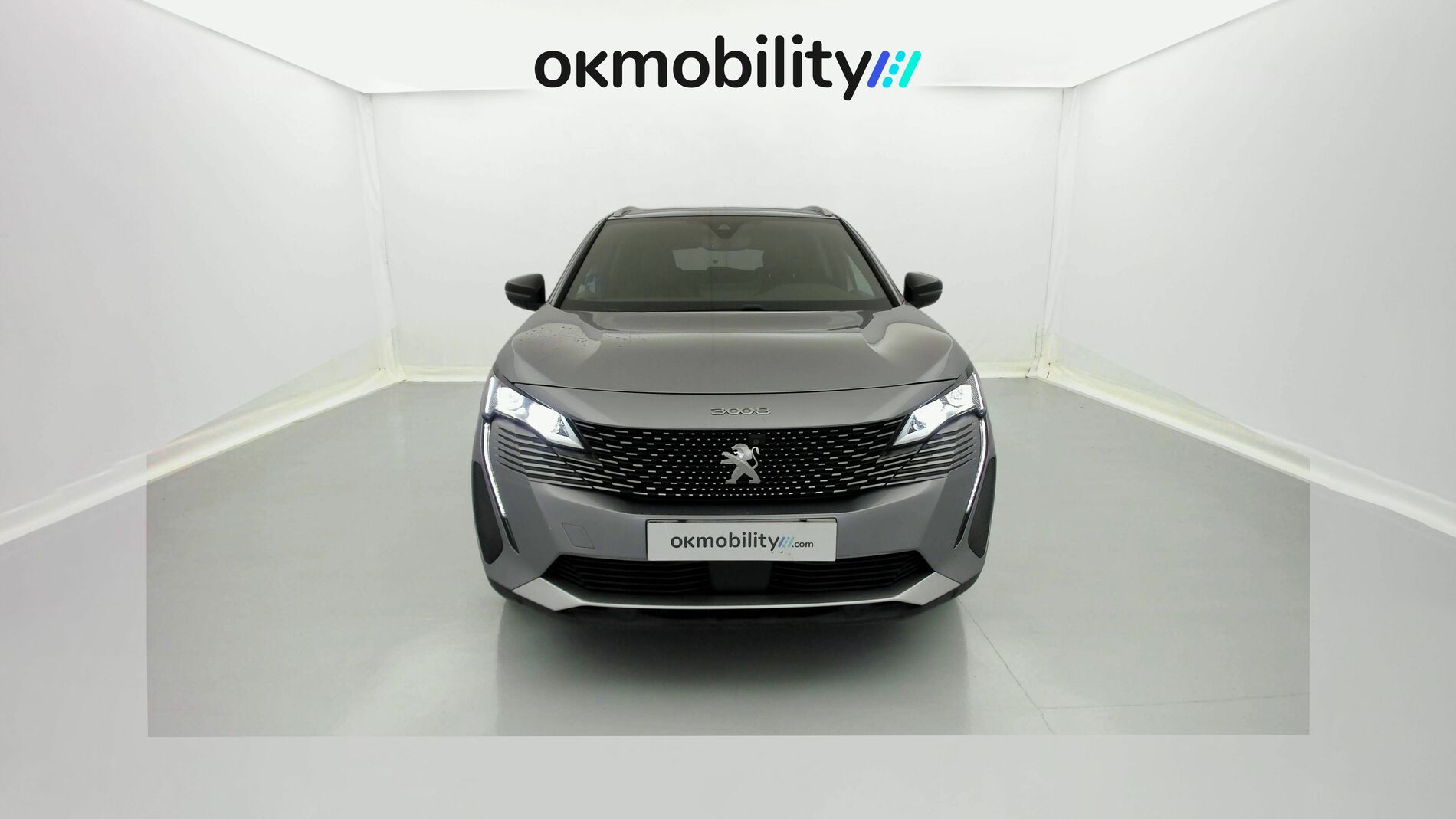peugeot 3008 gt pack 1.6 HYBRID 300 EAT PHEV 2022 gris artense / negro 3