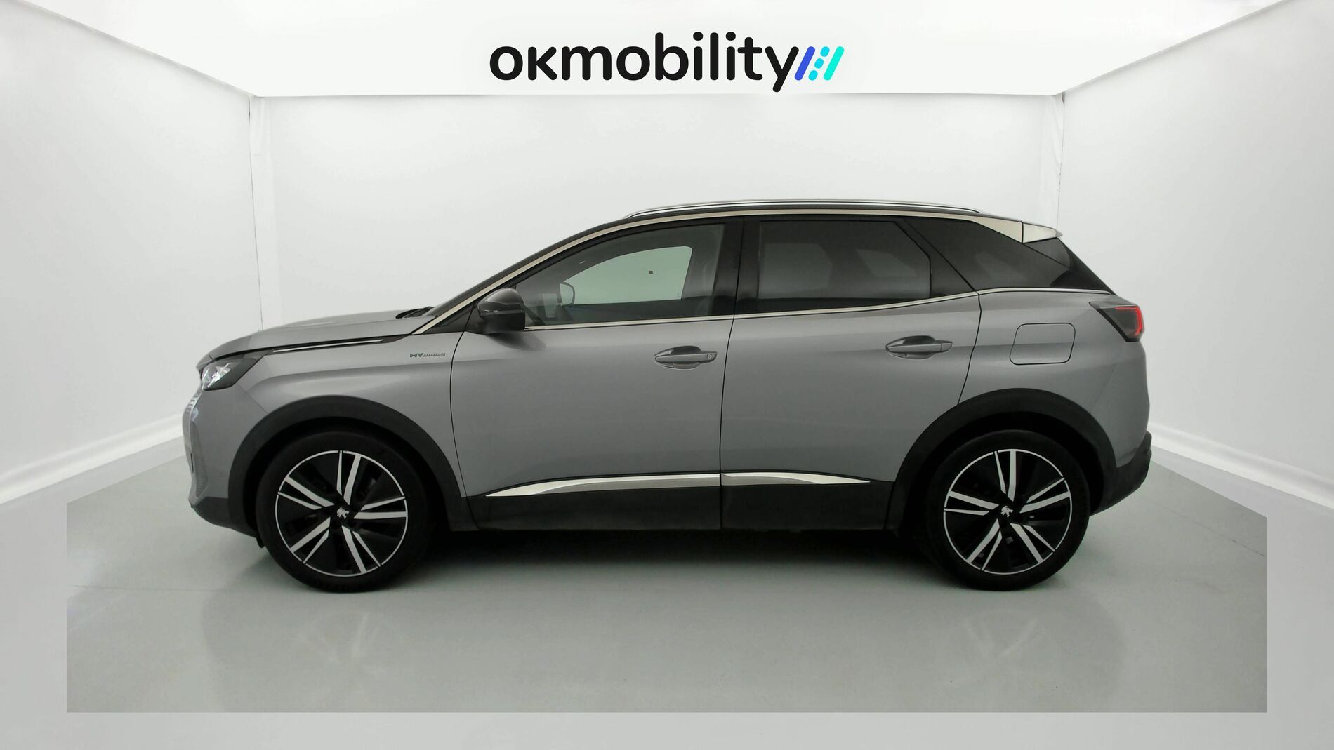 peugeot 3008 gt pack 1.6 HYBRID 300 EAT PHEV 2022 gris artense / negro 5