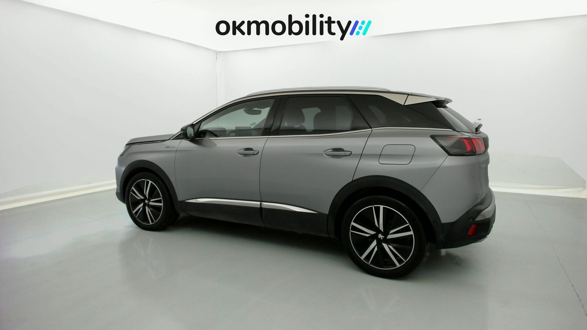 peugeot 3008 gt pack 1.6 HYBRID 300 EAT PHEV 2022 gris artense / negro 7