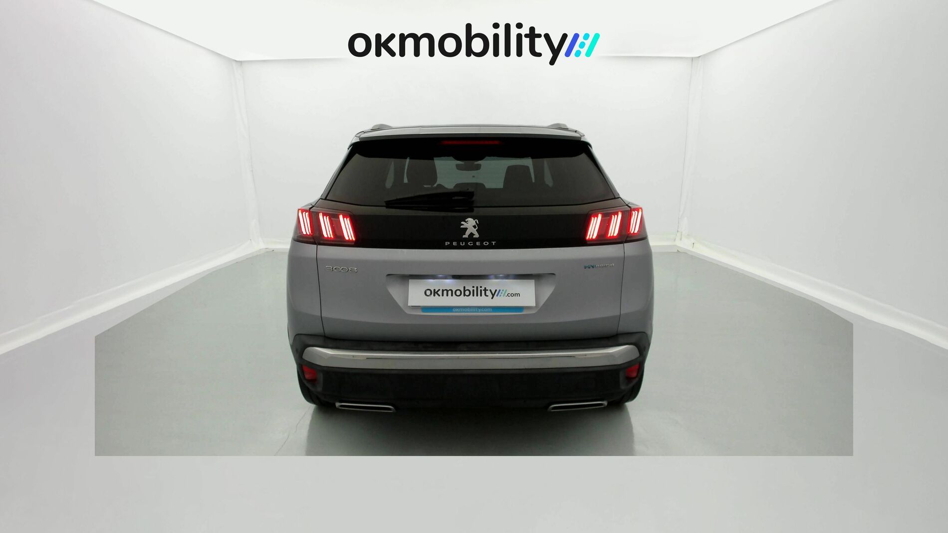peugeot 3008 gt pack 1.6 HYBRID 300 EAT PHEV 2022 gris artense / negro 9