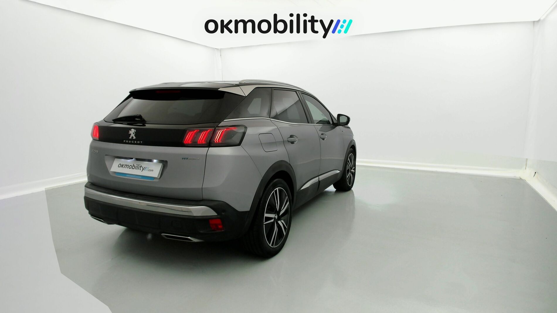 peugeot 3008 gt pack 1.6 HYBRID 300 EAT PHEV 2022 gris artense / negro 10