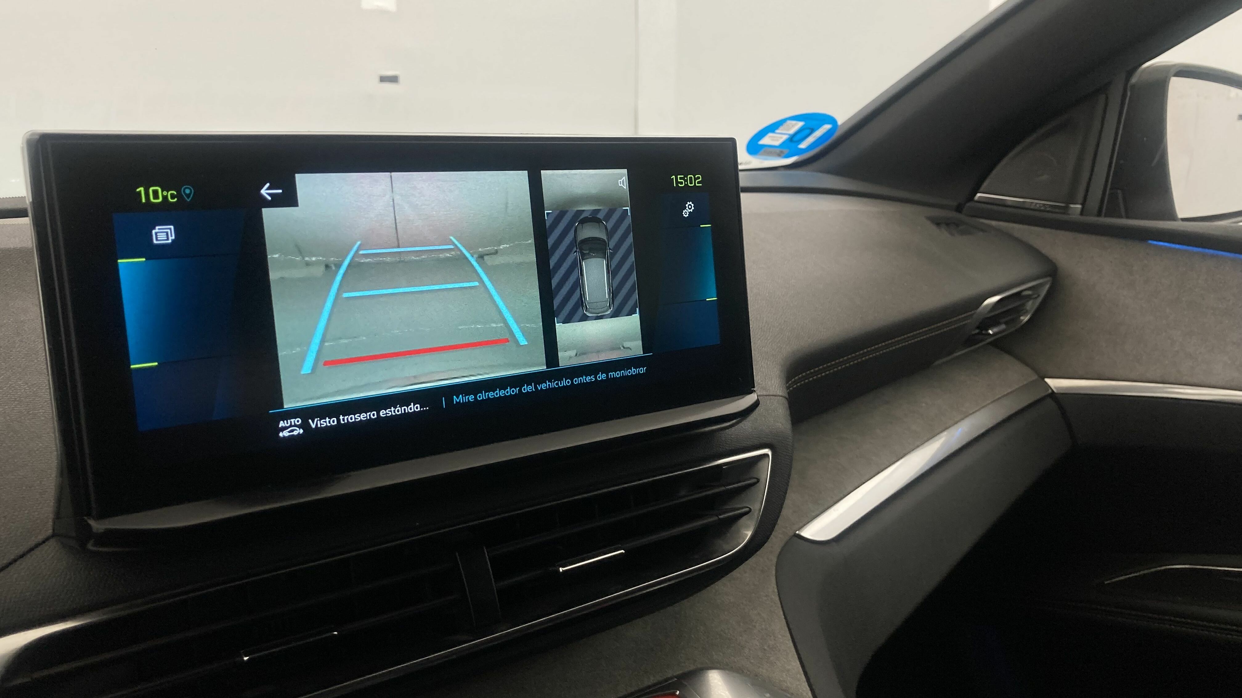 peugeot 3008 gt pack 1.6 HYBRID 300 EAT PHEV 2022 gris artense / negro 18