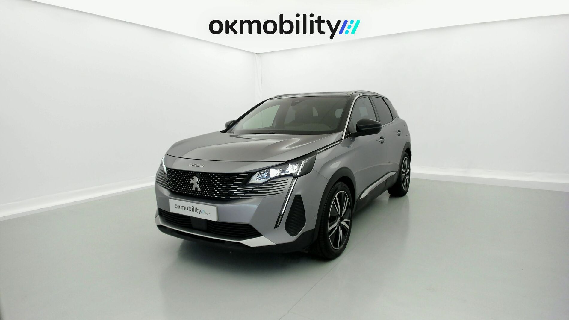 peugeot 3008 gt pack 1.6 HYBRID 300 EAT PHEV 2022 gris artense / negro 1