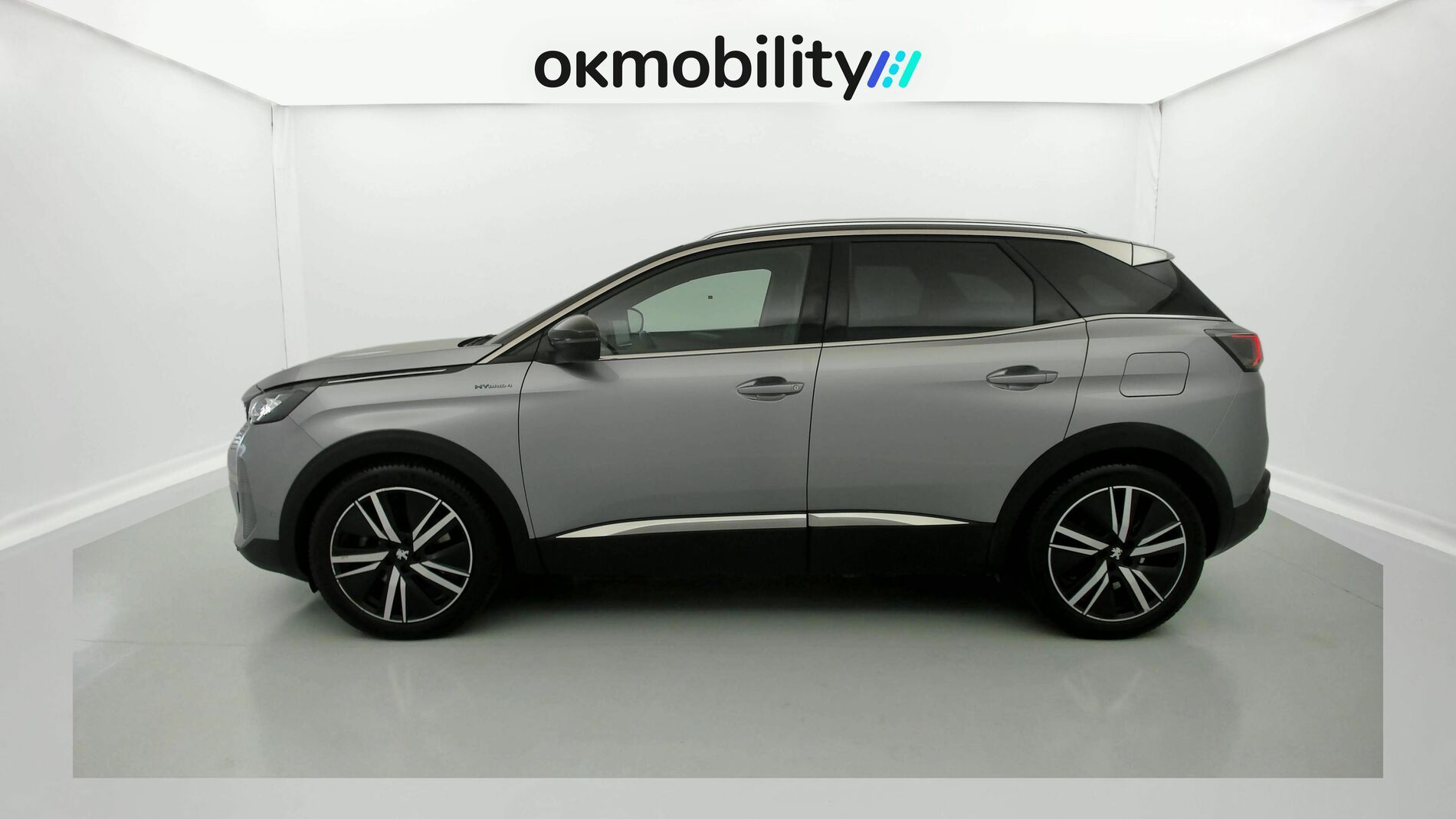 peugeot 3008 gt pack 1.6 HYBRID 300 EAT PHEV 2022 gris artense / negro 5