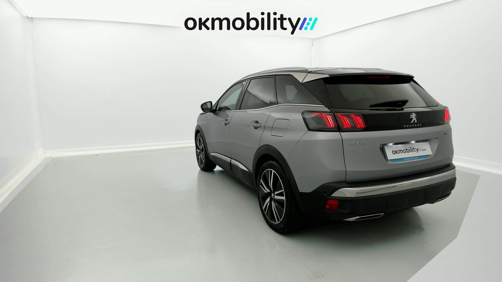 peugeot 3008 gt pack 1.6 HYBRID 300 EAT PHEV 2022 gris artense / negro 8