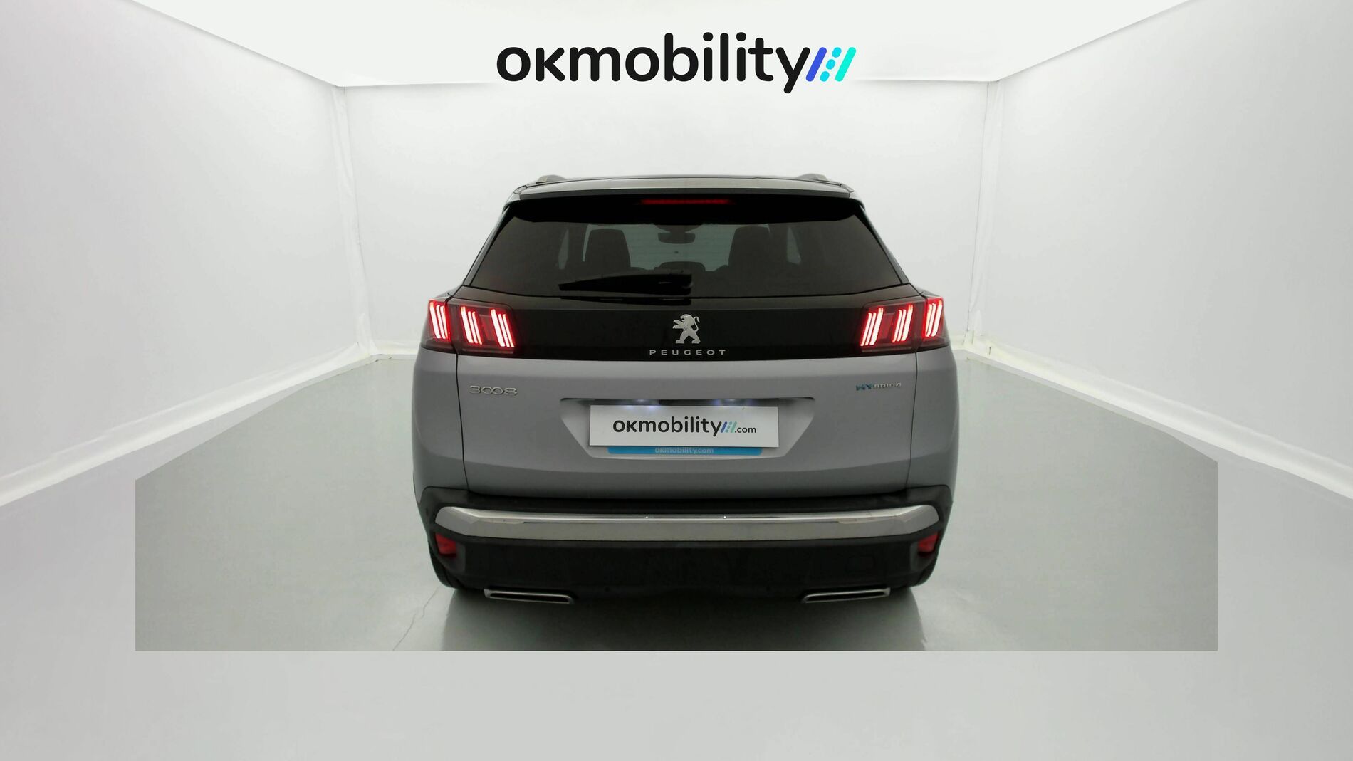 peugeot 3008 gt pack 1.6 HYBRID 300 EAT PHEV 2022 gris artense / negro 9