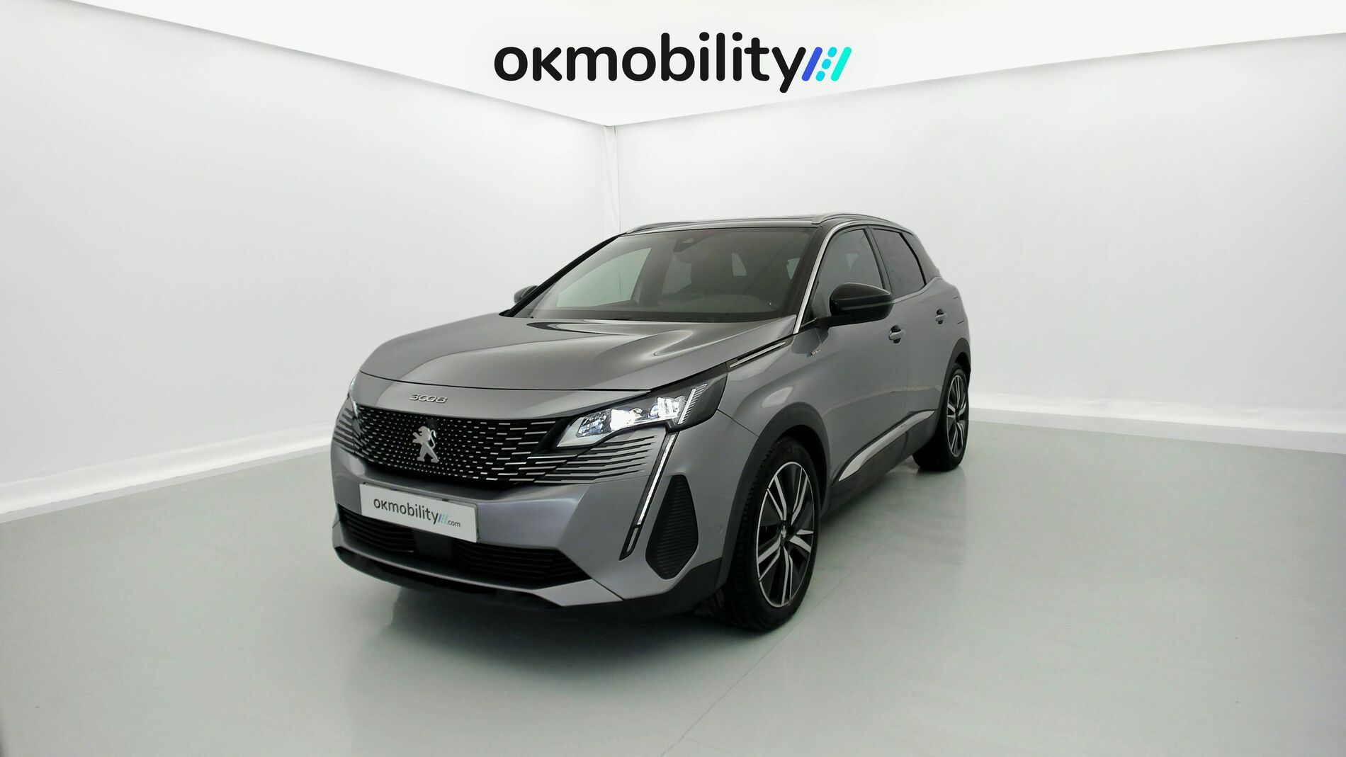 peugeot 3008 gt pack 1.6 HYBRID 300 EAT PHEV 2022 gris artense / negro 1