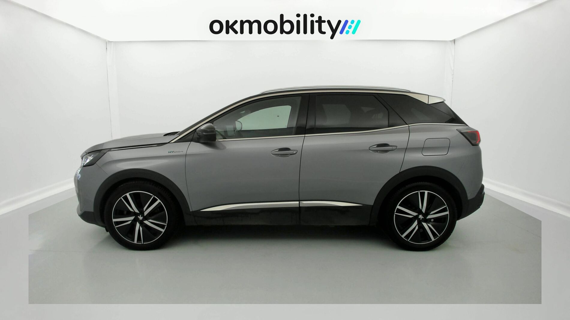 peugeot 3008 gt pack 1.6 HYBRID 300 EAT PHEV 2022 gris artense / negro 5