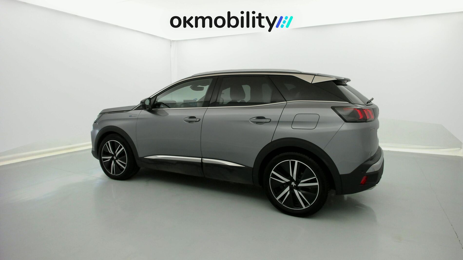 peugeot 3008 gt pack 1.6 HYBRID 300 EAT PHEV 2022 gris artense / negro 7