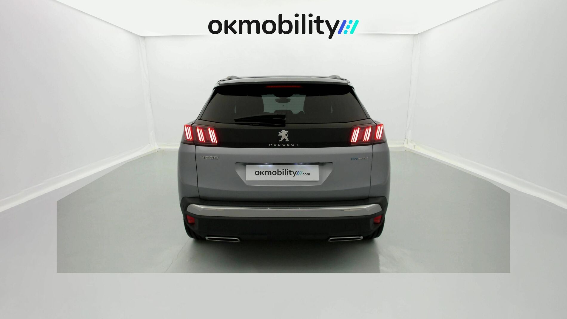 peugeot 3008 gt pack 1.6 HYBRID 300 EAT PHEV 2022 gris artense / negro 9