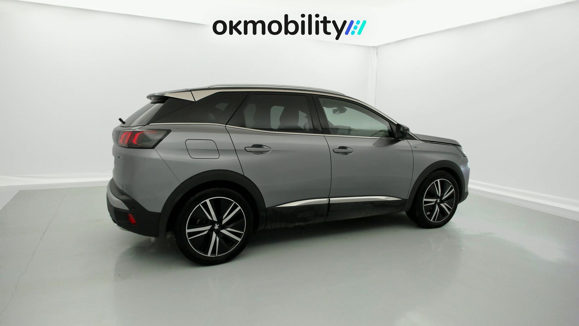 peugeot 3008 gt pack 1.6 HYBRID 300 EAT PHEV 2022 gris artense / negro 11