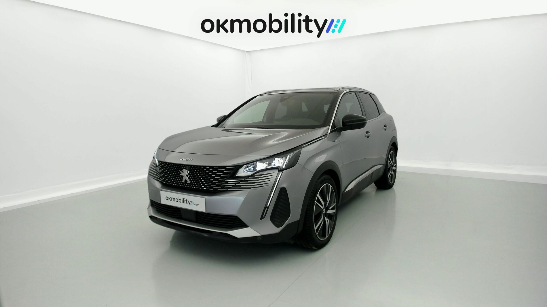 peugeot 3008 gt pack 1.6 HYBRID 300 EAT PHEV 2022 gris artense / negro 1