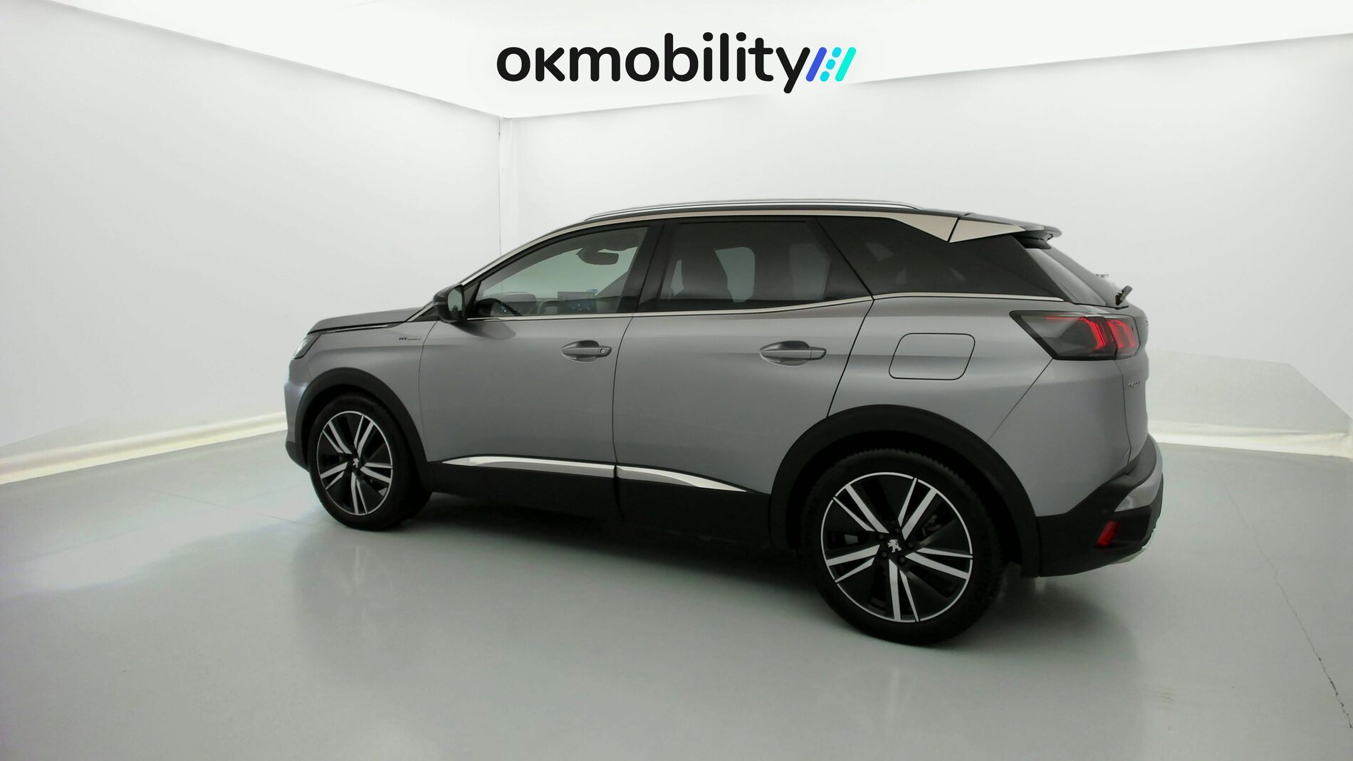 peugeot 3008 gt pack 1.6 HYBRID 300 EAT PHEV 2022 gris artense / negro 7