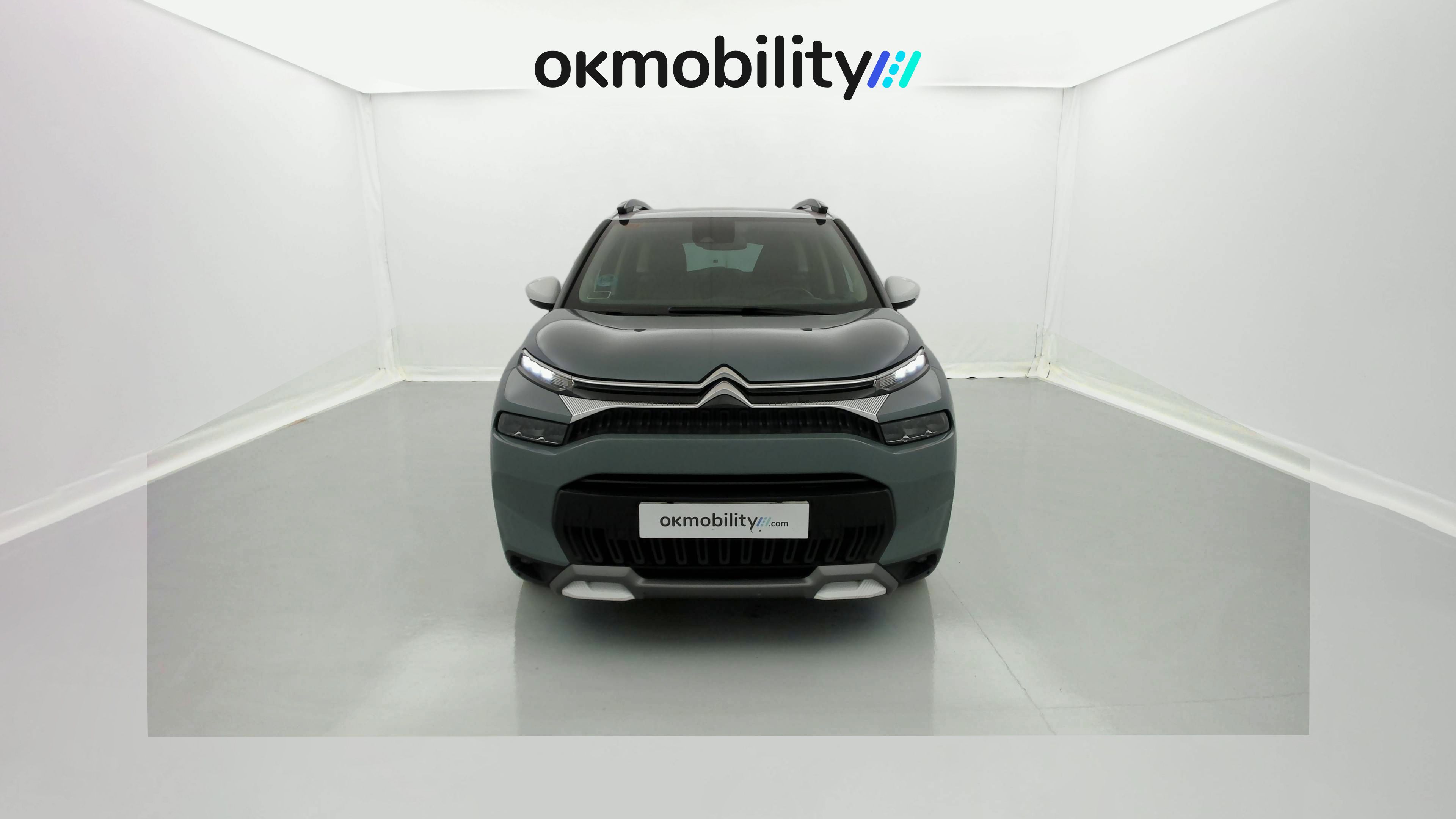 citroen c3 aircross shine pack 1.2 PURETECH 110 2021 gris platinium metalic 2
