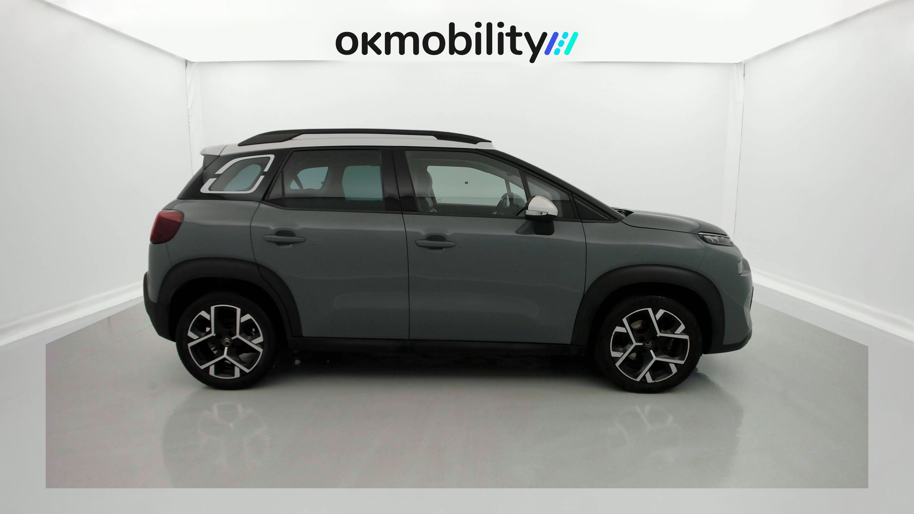 citroen c3 aircross shine pack 1.2 PURETECH 110 2021 gris platinium metalic 3