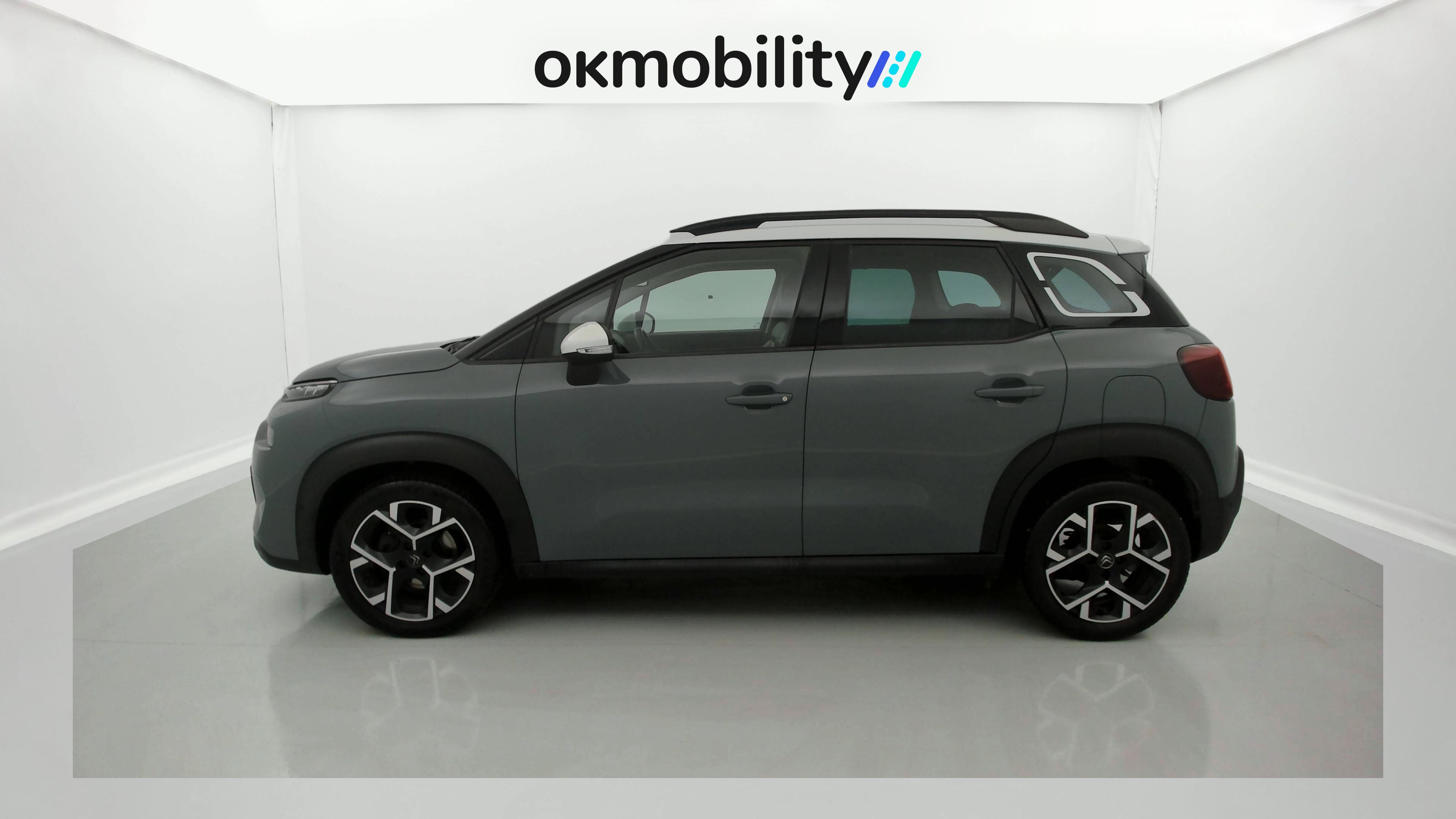 citroen c3 aircross shine pack 1.2 PURETECH 110 2021 gris platinium metalic 9