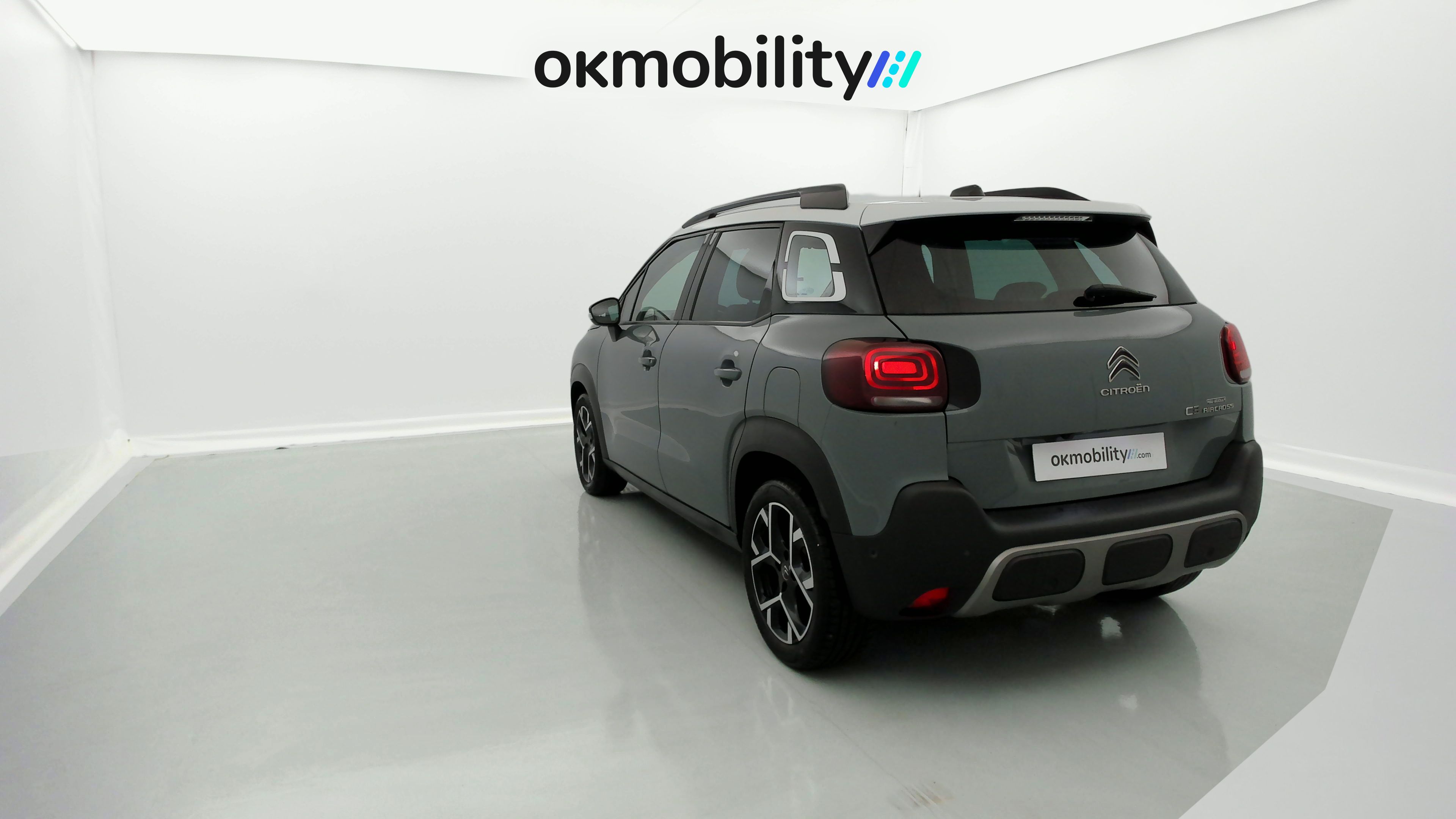 citroen c3 aircross shine pack 1.2 PURETECH 110 2021 gris platinium metalic 11