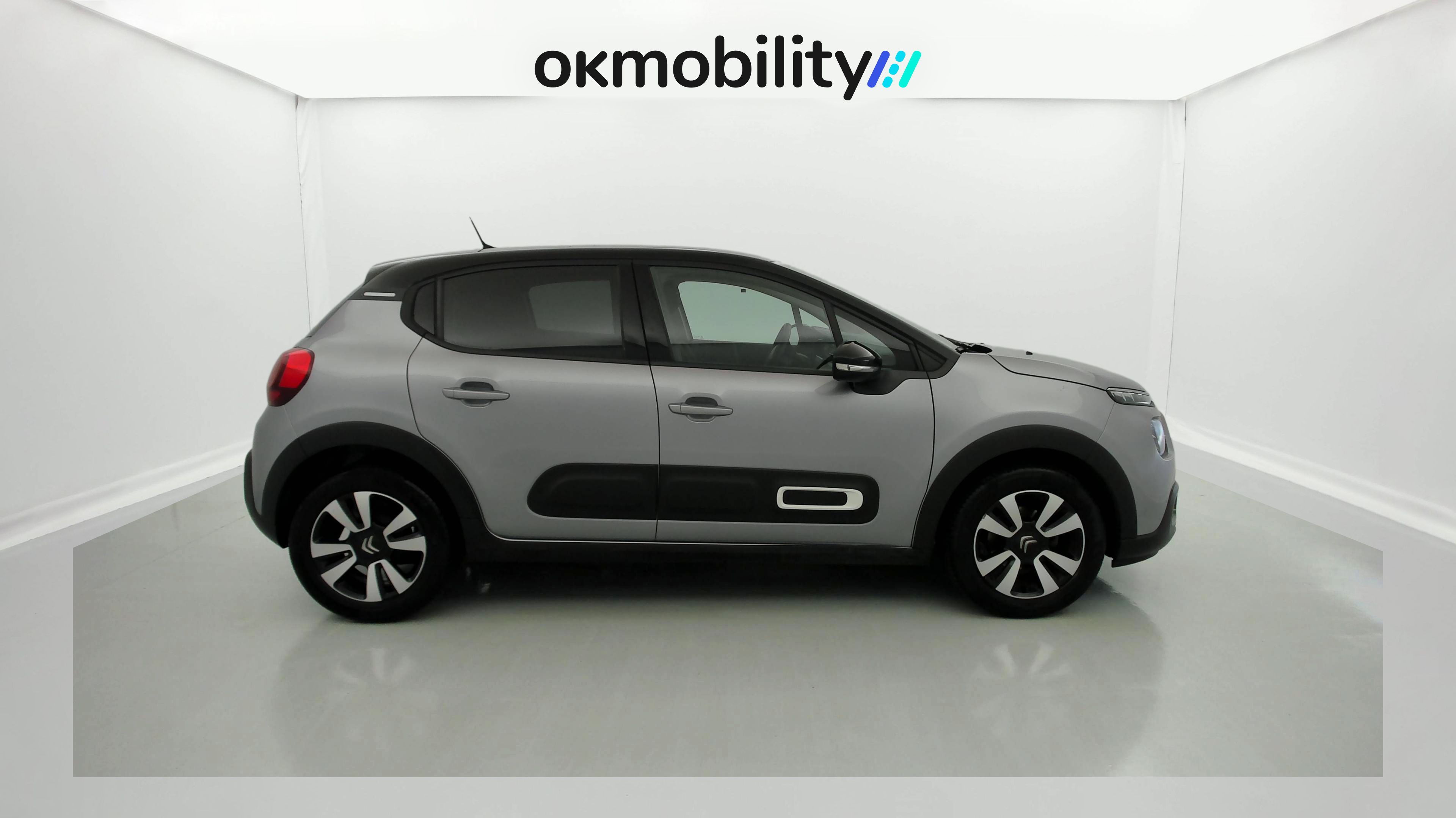 citroen c3 origin max 1.2 PURETECH 83 2024 gris acero / negro 2