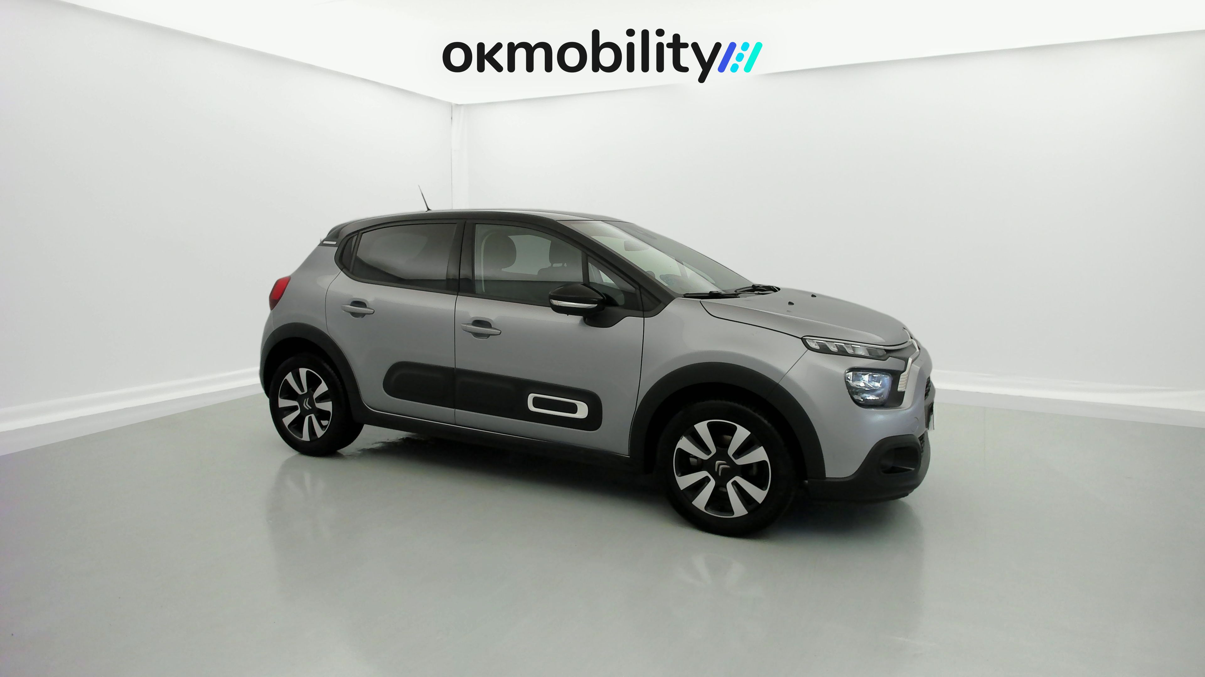 citroen c3 origin max 1.2 PURETECH 83 2024 gris acero / negro 3
