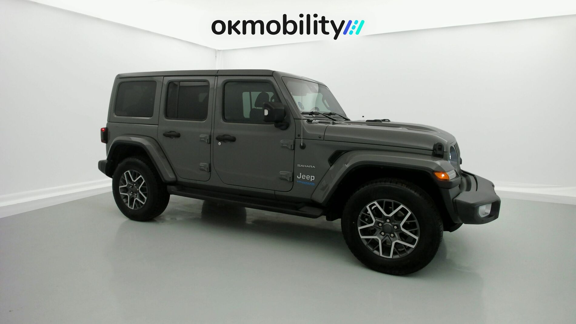 jeep wrangler sahara 2.0 PHEV 380 8ATX 2022 gris sting 2