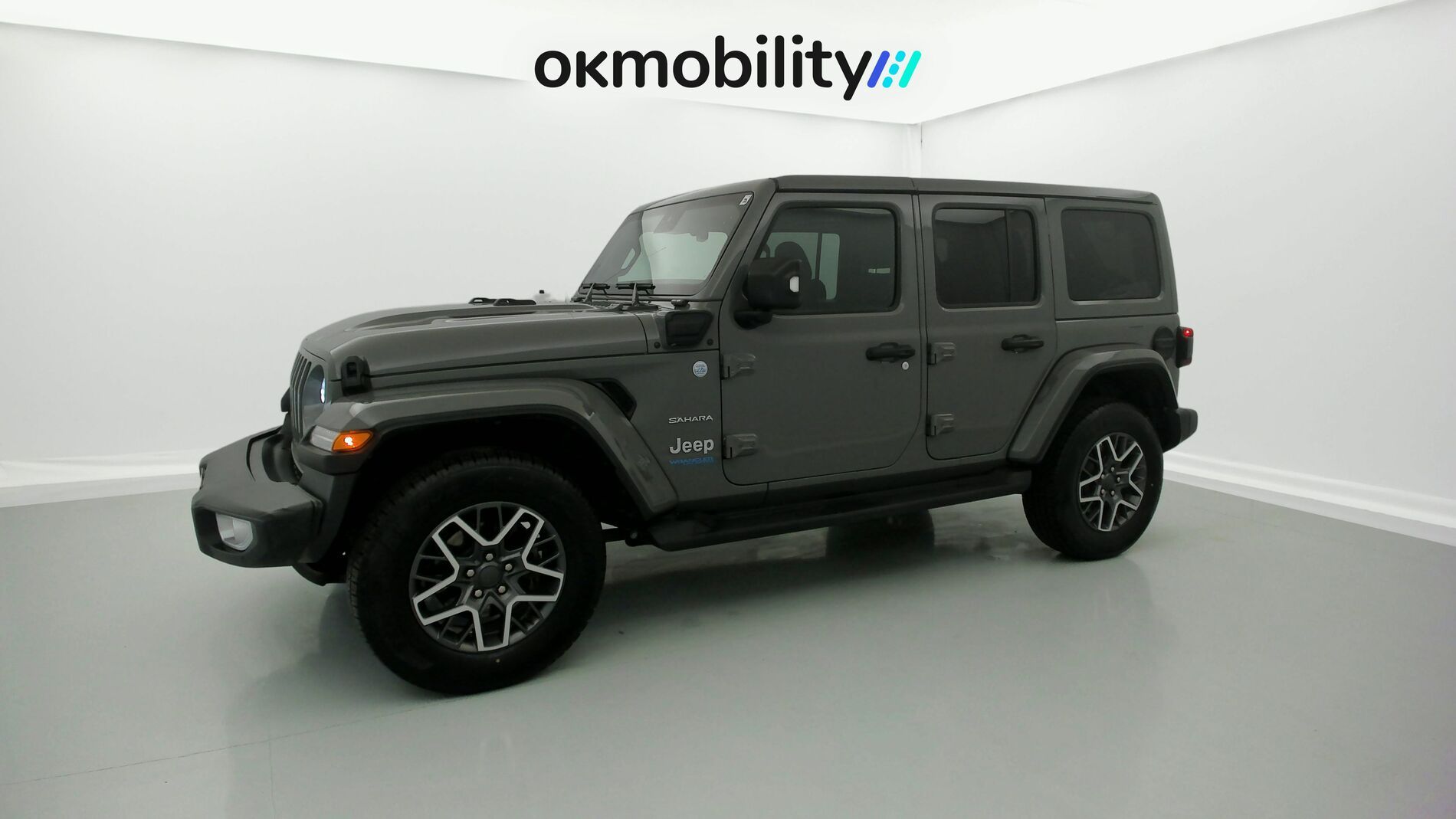 jeep wrangler sahara 2.0 PHEV 380 8ATX 2022 gris sting 4
