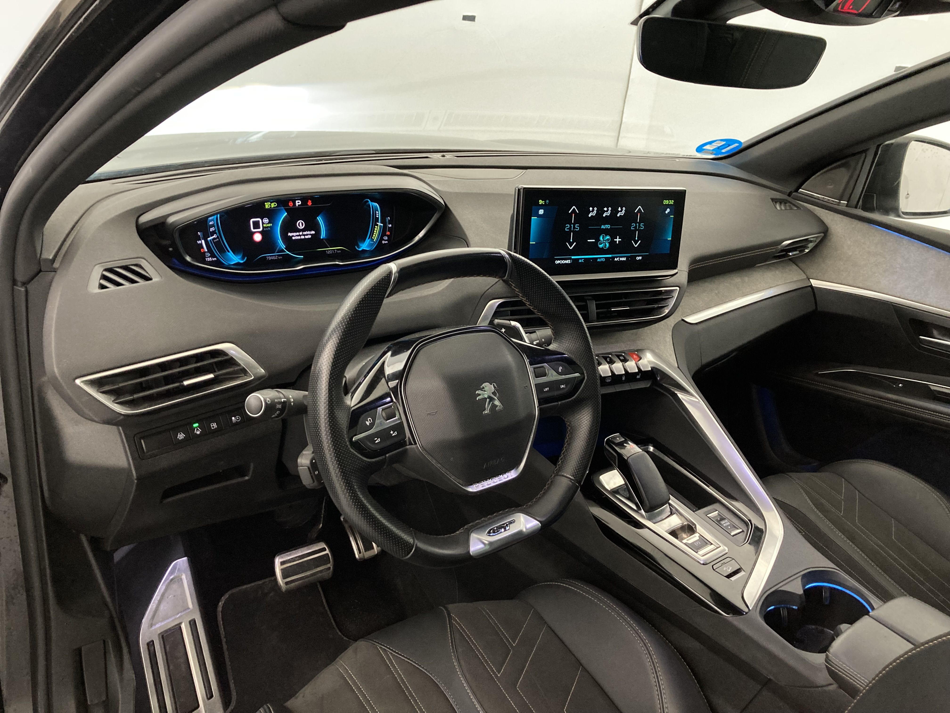 peugeot 3008 gt pack 1.6 HYBRID 300 EAT PHEV 2022 negro perla nera 16