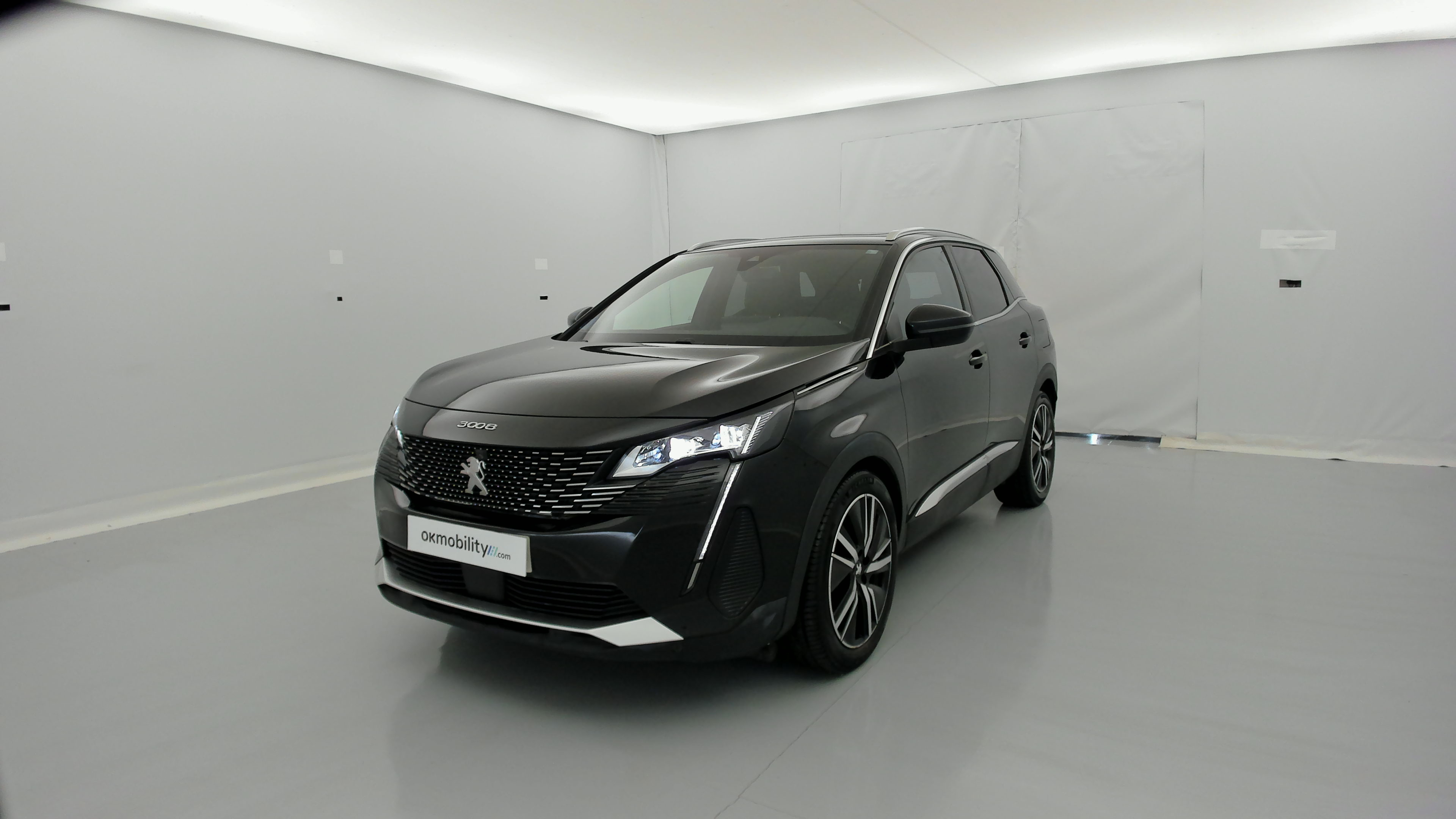 peugeot 3008 gt pack 1.6 HYBRID 300 EAT PHEV 2022 negro perla nera 1