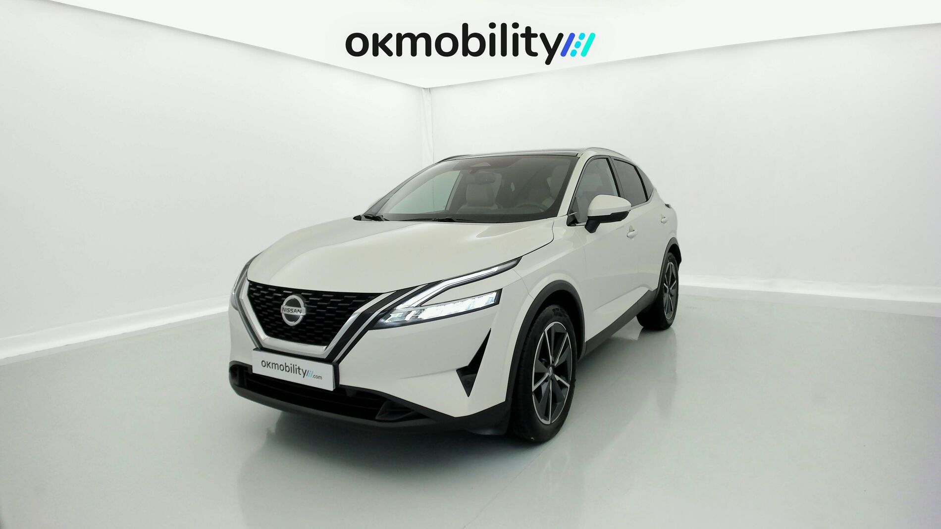 nissan qashqai tekna 1.3 DIG-T 140 MHEV 2022 blanc lunaire 1