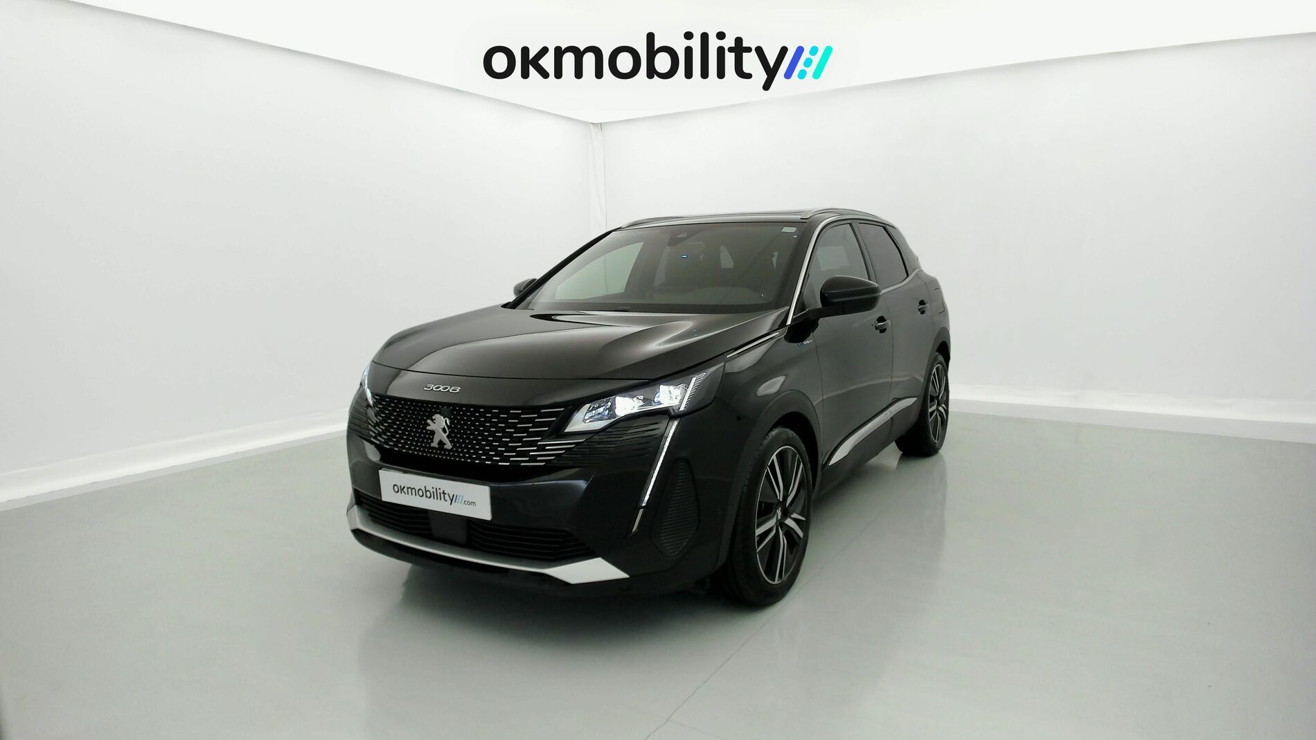 peugeot 3008 gt pack 1.6 HYBRID 300 EAT PHEV 2022 negro perla nera 1