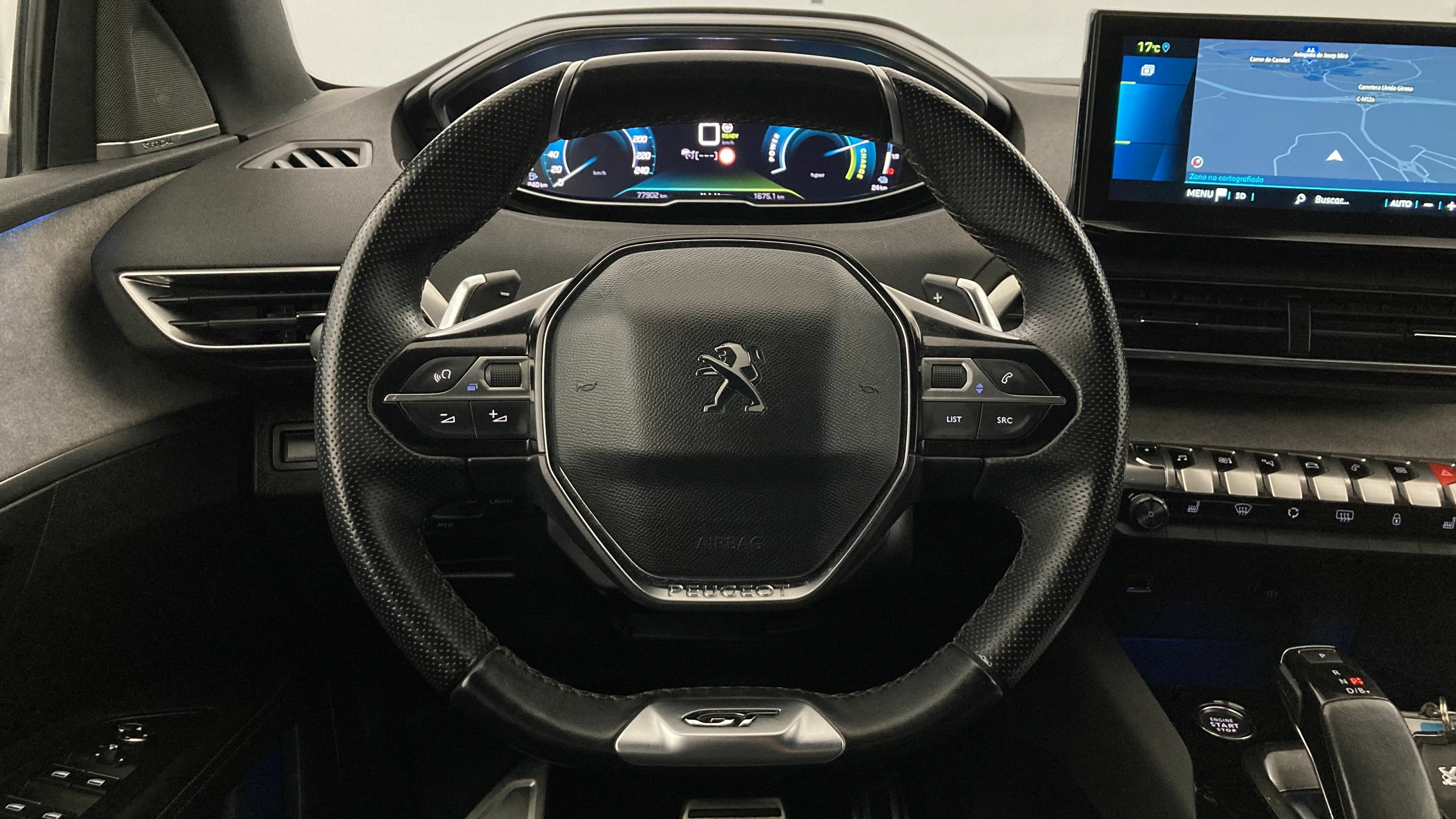 peugeot 3008 gt pack 1.6 HYBRID 300 EAT PHEV 2022 negro perla nera 17
