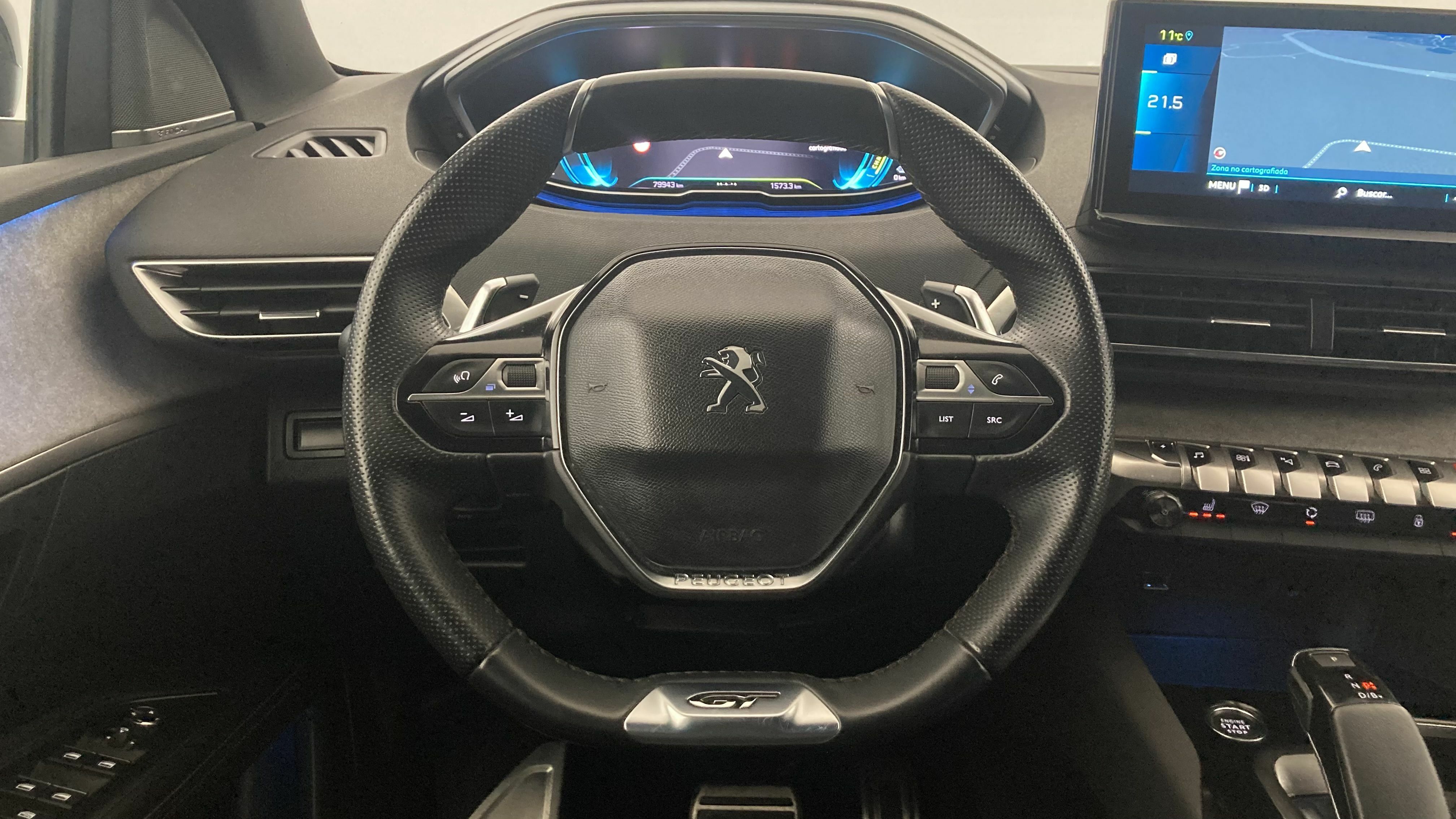 peugeot 3008 gt pack 1.6 HYBRID 300 EAT PHEV 2022 negro perla nera 16