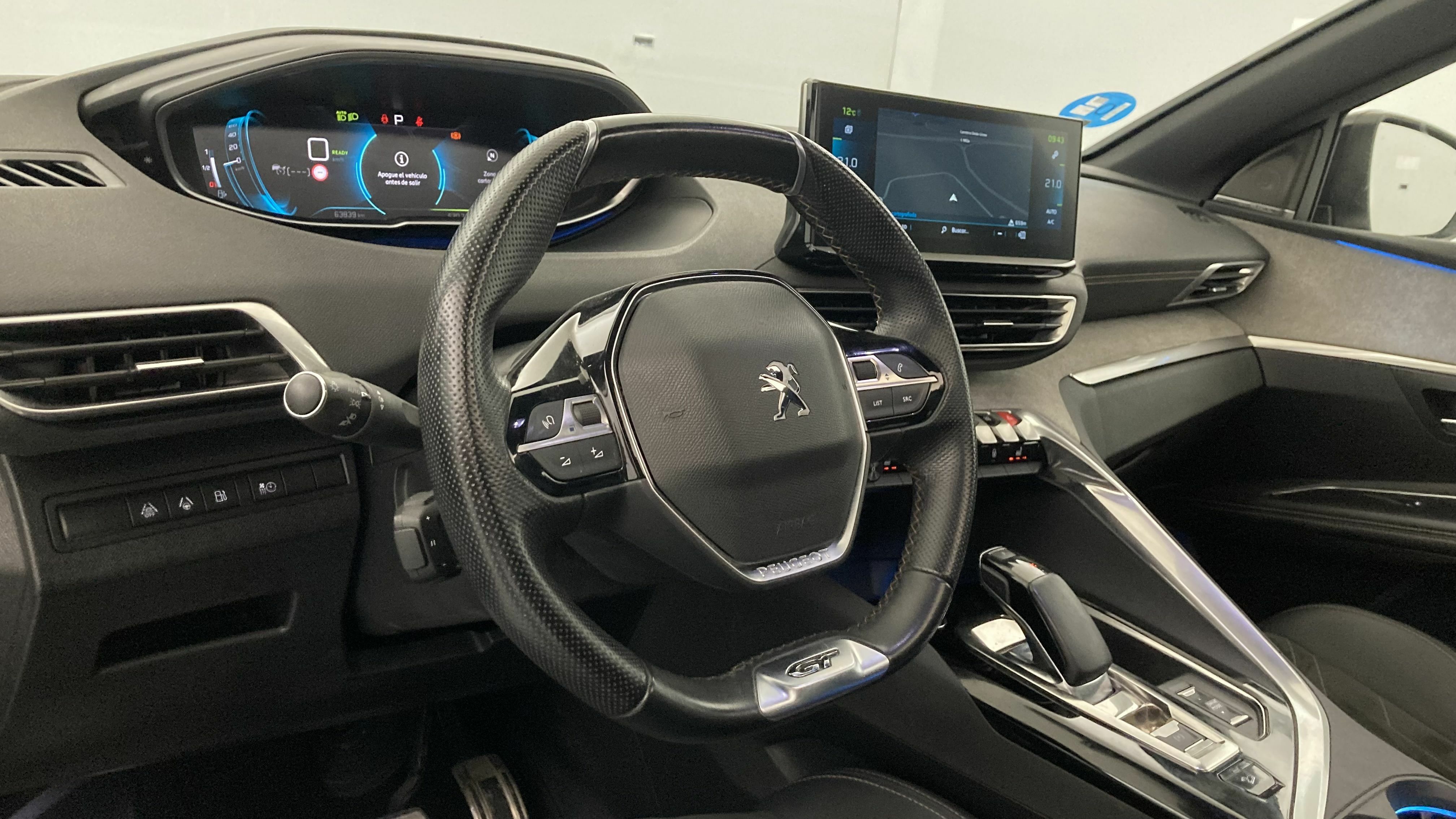 peugeot 3008 gt pack 1.6 HYBRID 300 EAT PHEV 2022 negro perla nera 10